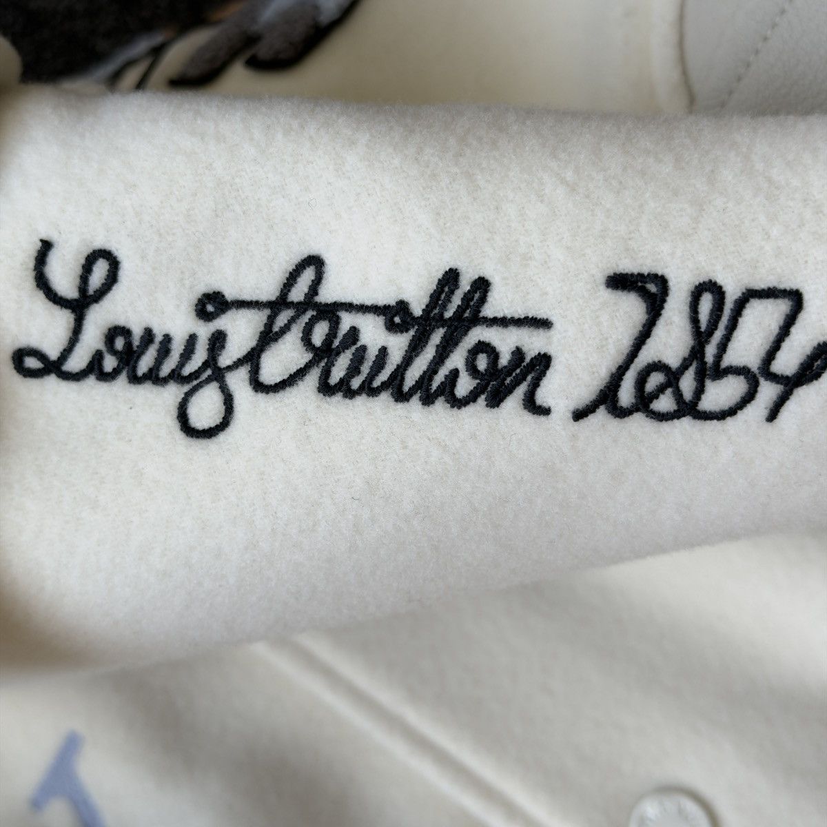 Louis Vuitton LOUIS VUITTON x VIRGIL ABLOH LEATHER VARSITY JACKET Size US M / EU 48-50 / 2 - 3 Thumbnail