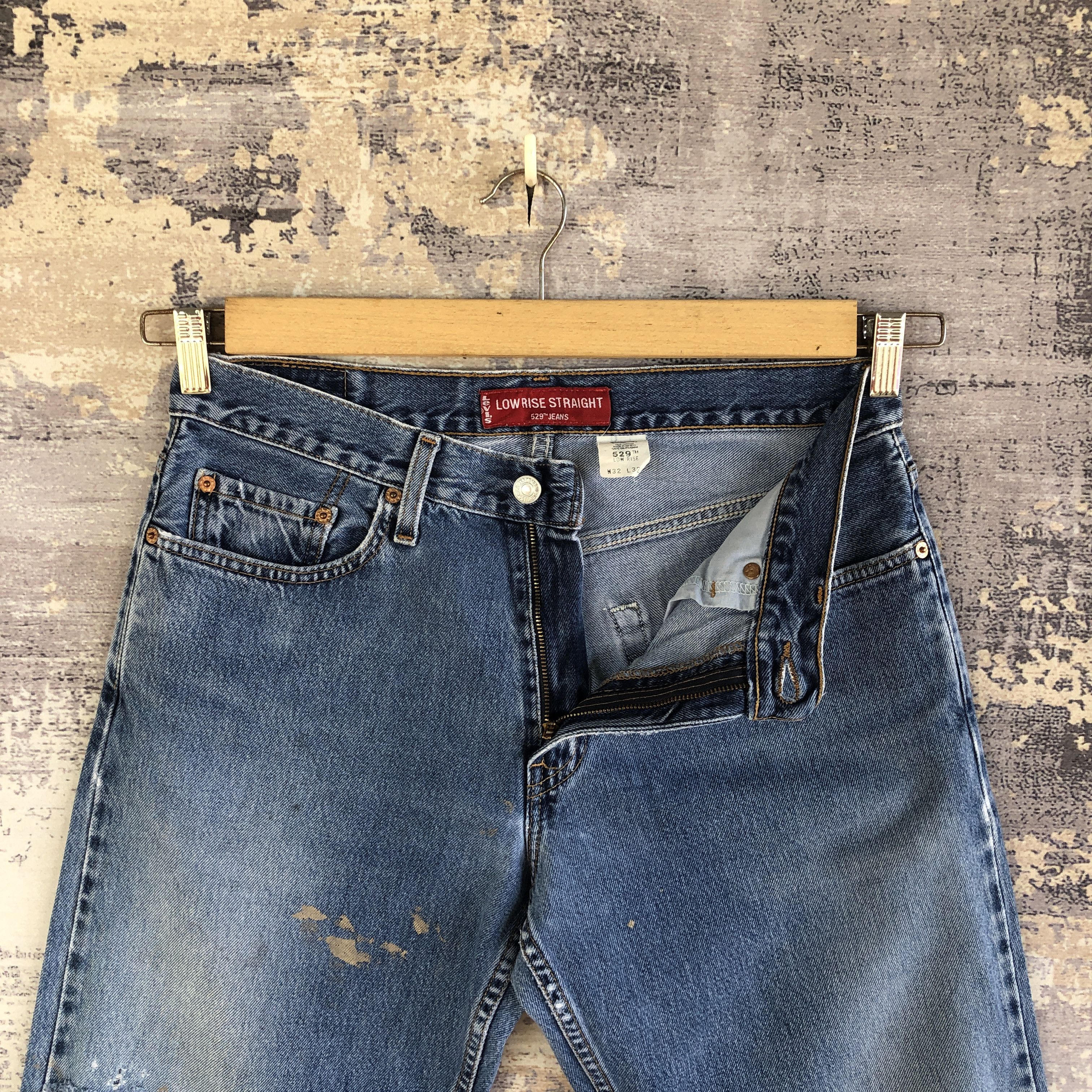 Levi's Vintage Levi's Distressed Jeans Levis 529 Painter Denim Size US 30 / EU 46 - 6 Thumbnail