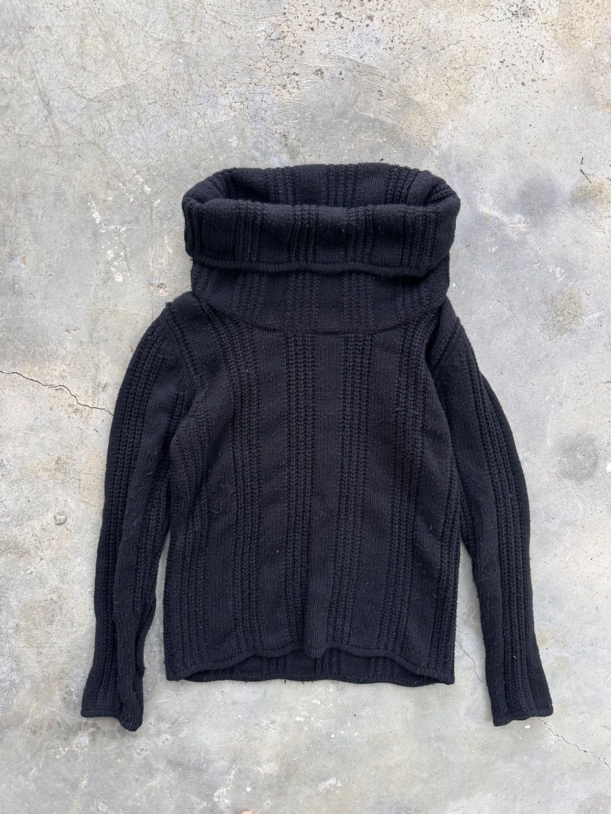 Tornado Mart Tornado Mart High Neck Knit Sweater Size US M / EU 48-50 / 2 - 2 Thumbnail