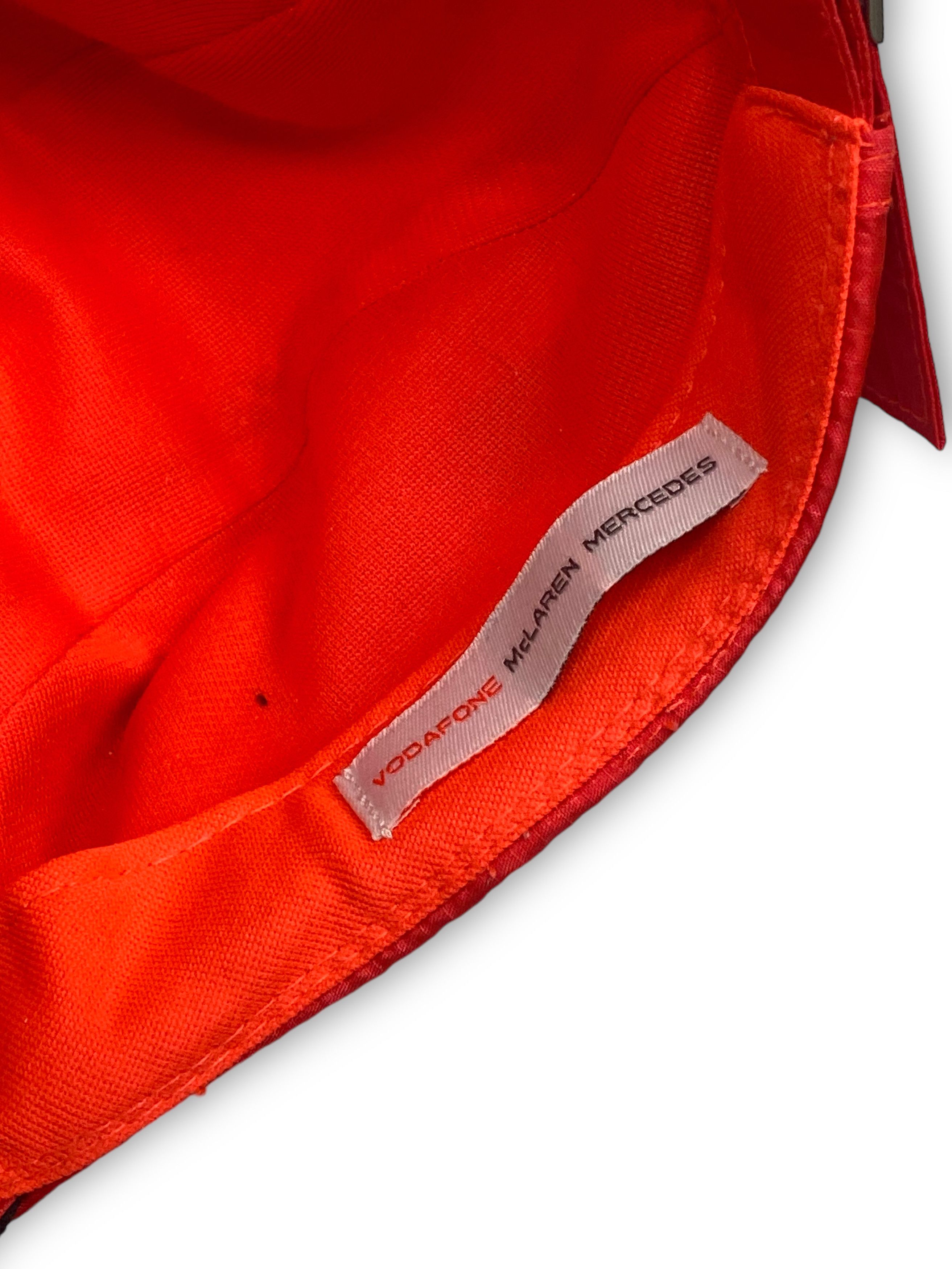 Mercedes-Benz Vintage MERCEDES MCLAREN Red Nylon Shell 5-Panel Cap M562 Size ONE SIZE - 7 Thumbnail