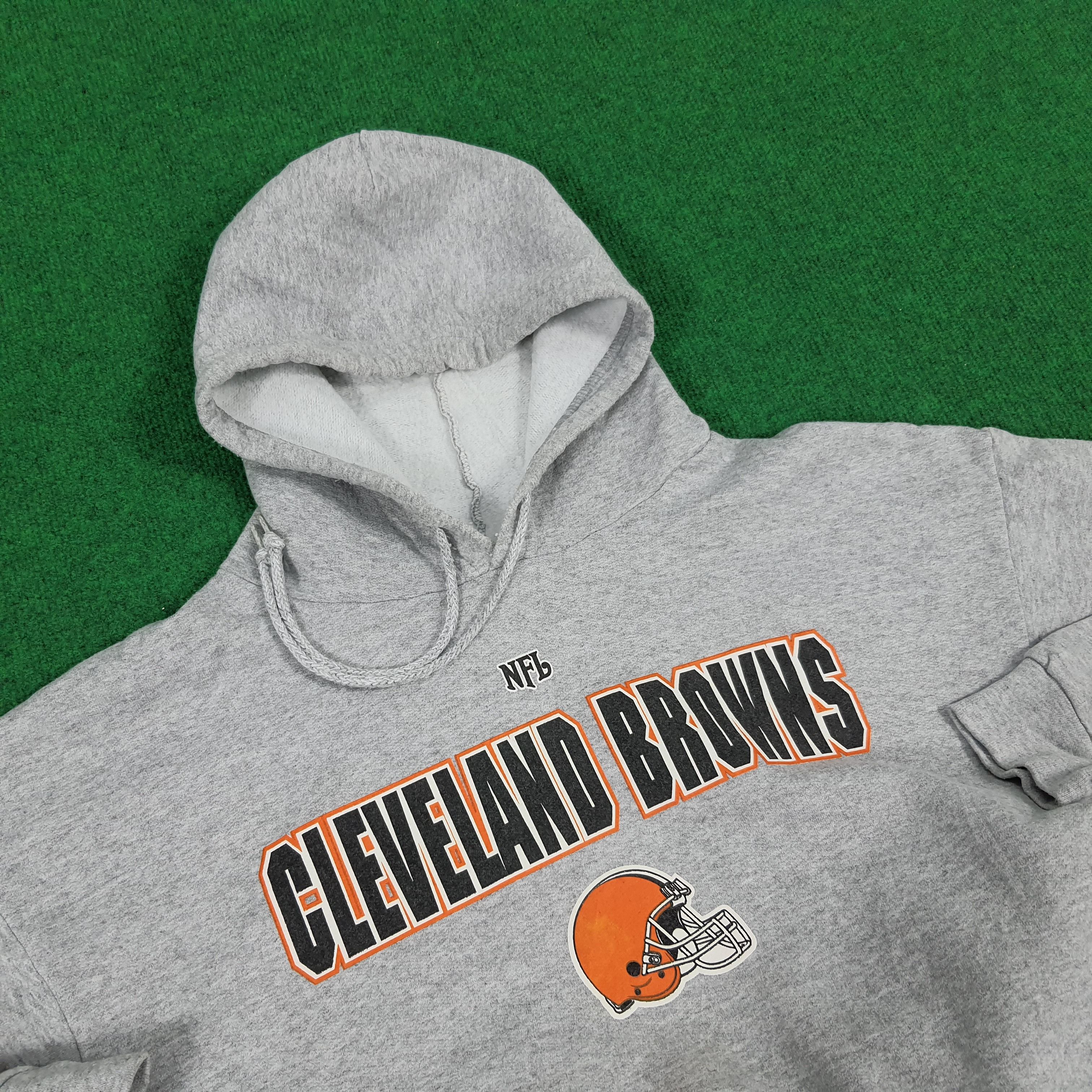 NFL Vintage NFL Cleveland Browns American Football Team Hoodies Size US L / EU 52-54 / 3 - 4 Thumbnail