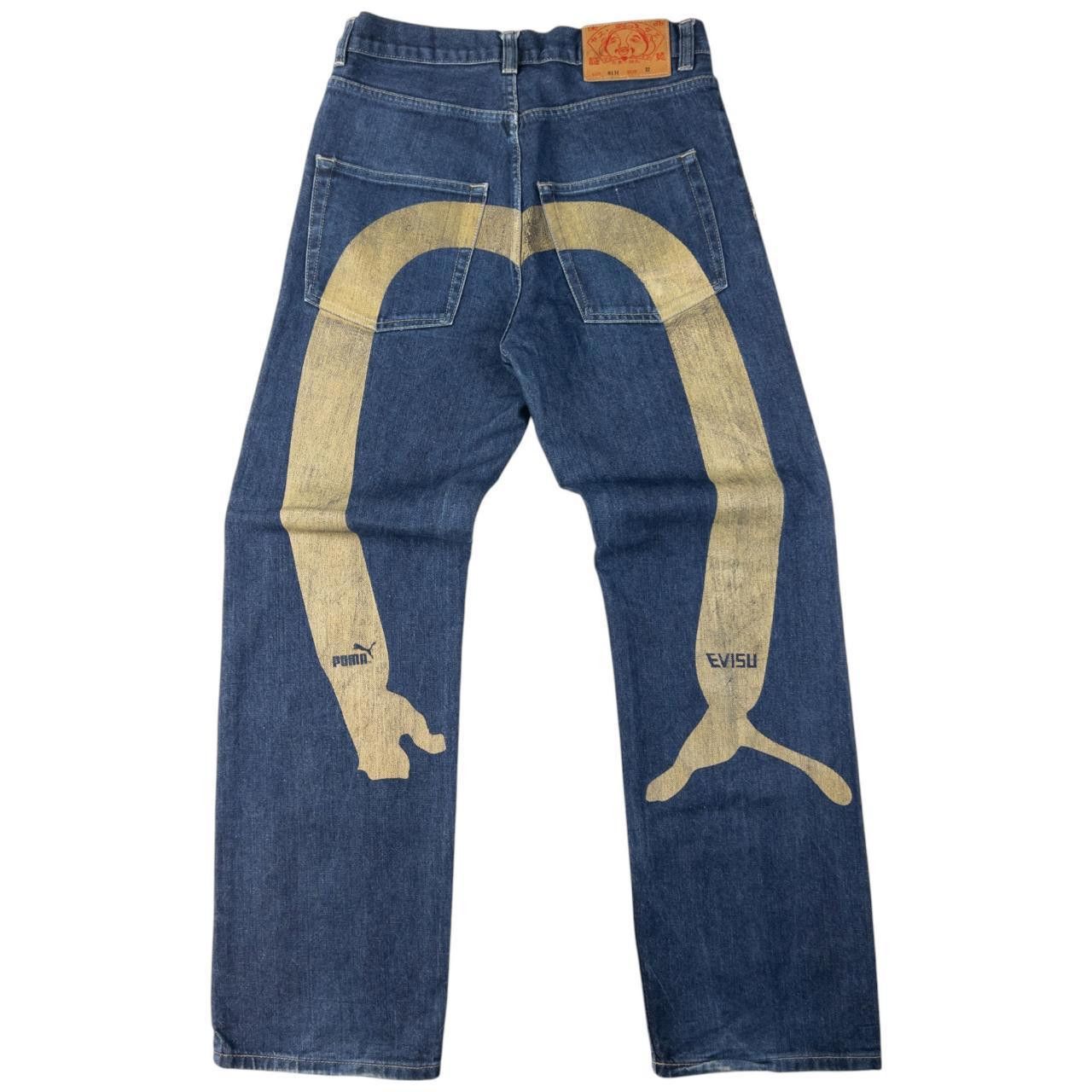 Evisu Vintage Puma X Evisu Daicock Gull Denim Jeans Size W31 Size US 30 / EU 46 - 4 Thumbnail