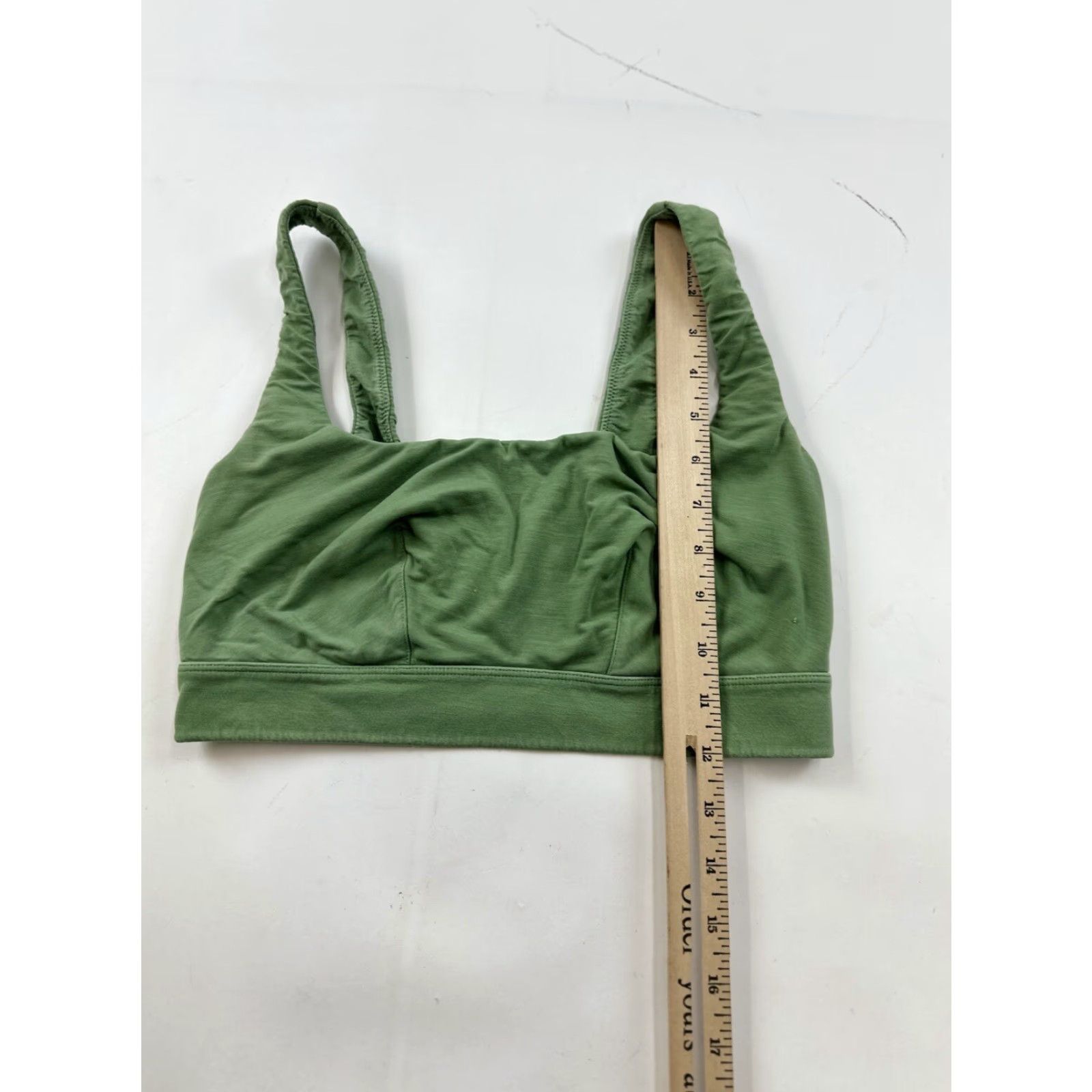 Vintage Parade Bralette Women’s 1 Green Sports Bra Soft Size ONE SIZE - 5 Thumbnail