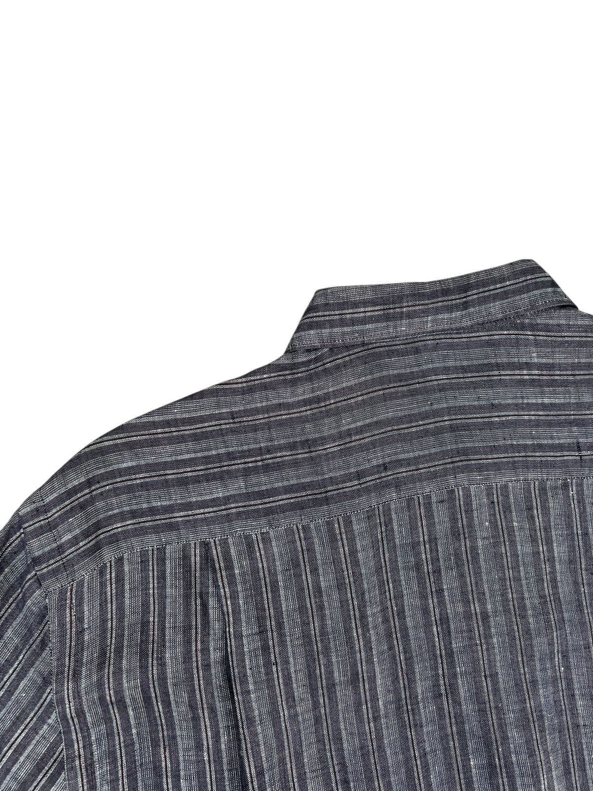 Bally Bally Multi Striped 100% Linen Shirt Size US M / EU 48-50 / 2 - 13 Thumbnail