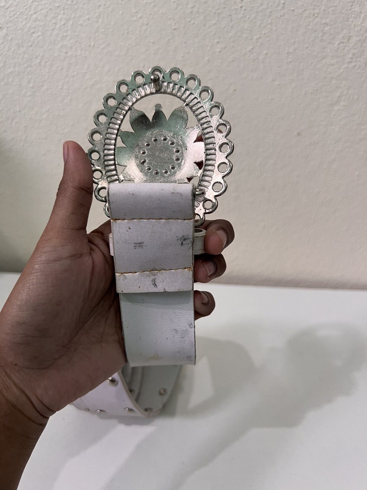 Other Vintage Big Buckle Belt Size ONE SIZE - 4 Thumbnail