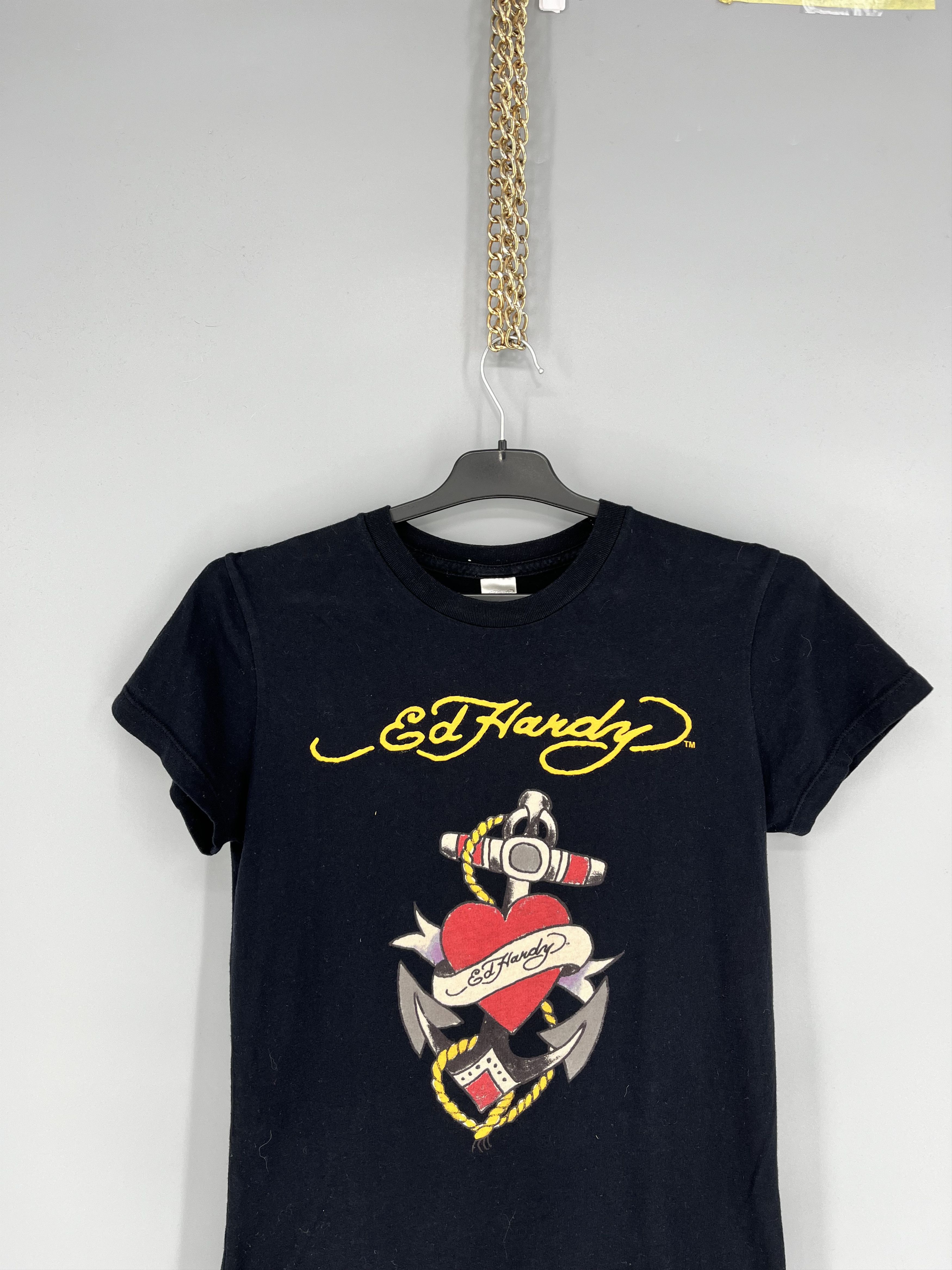 Christian Audigier Vintage Y2K Christian Audigier Women’s Rhinestones T-Shirt Size M / US 6-8 / IT 42-44 - 6 Thumbnail