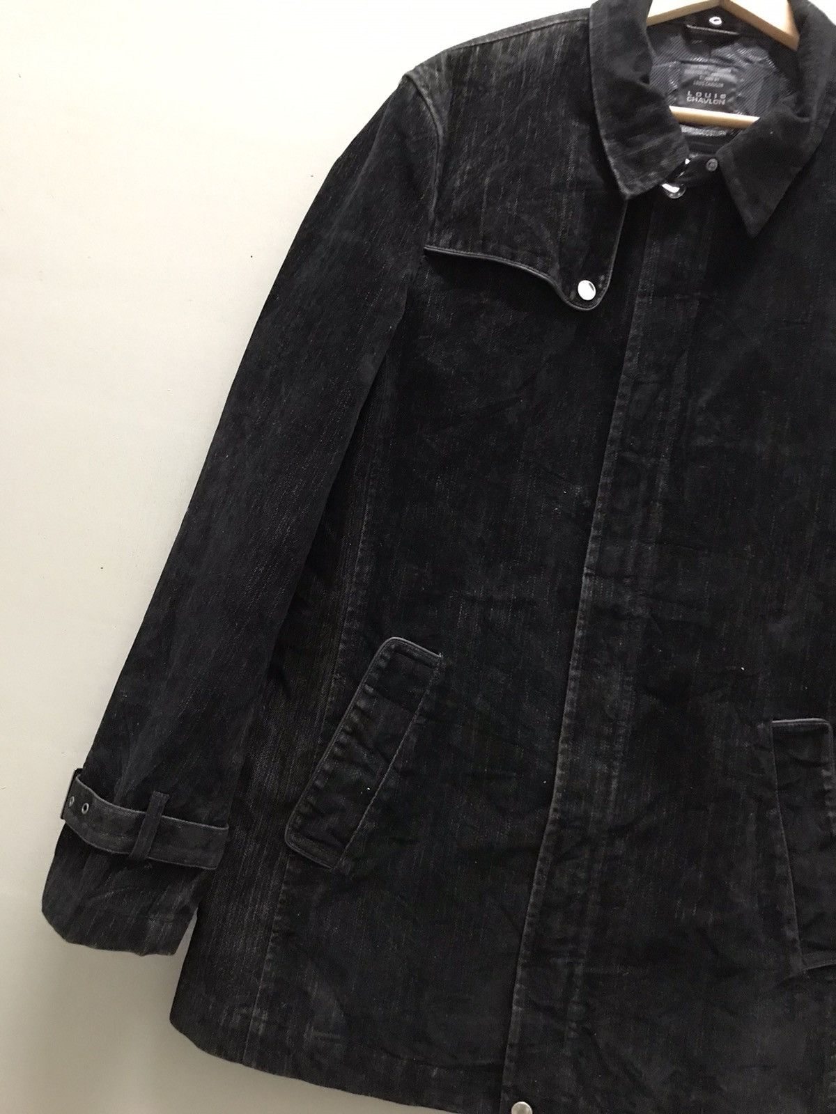 Japanese Brand Vintage Louis Chavlon Japanese Velvet Denim Jacket Size US XL / EU 56 / 4 - 3 Thumbnail