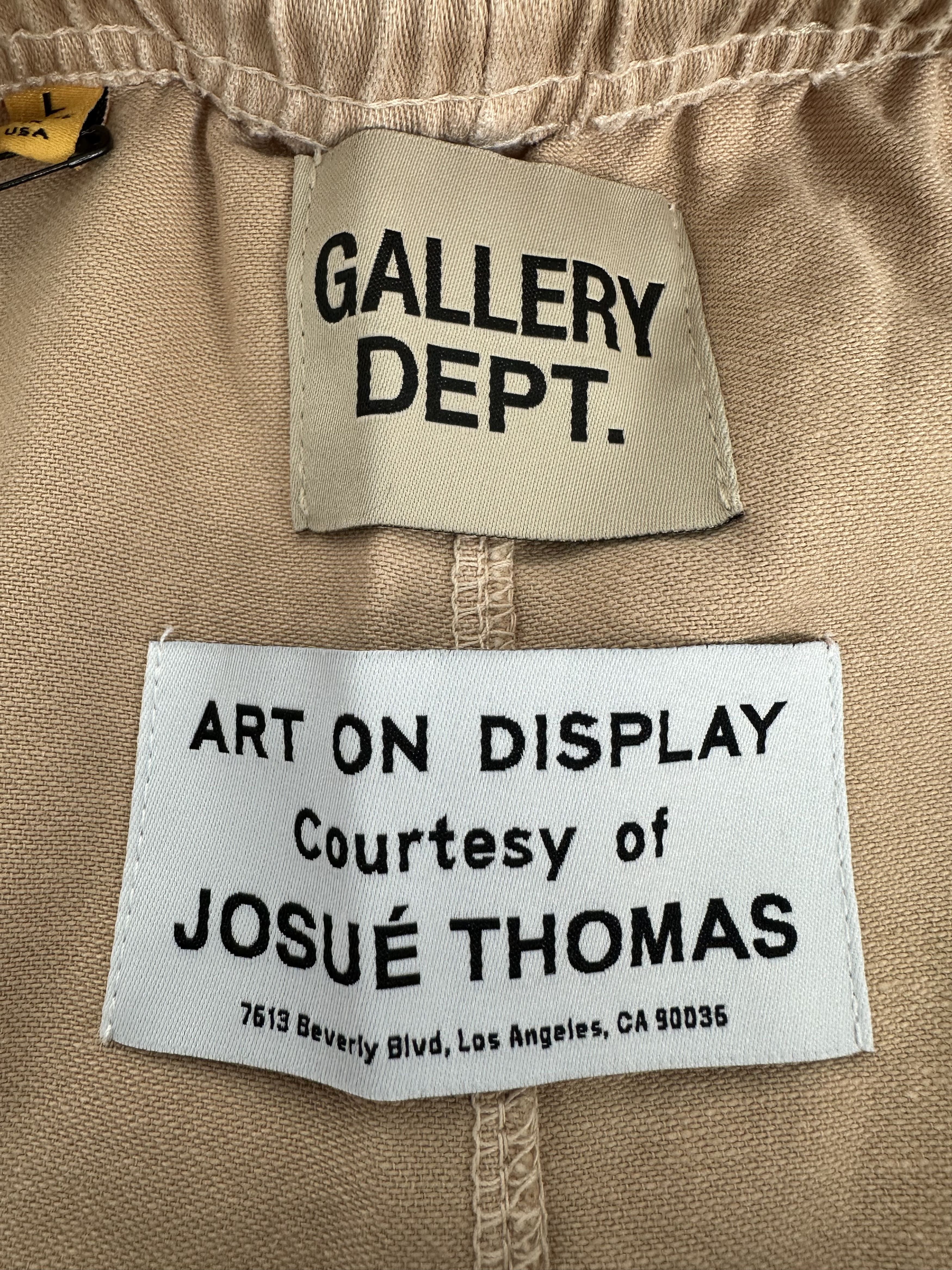 Gallery Dept. Gallery Dept Cream & Pink French Logo Zuma Shorts Size US 38 / EU 54 - 4 Thumbnail