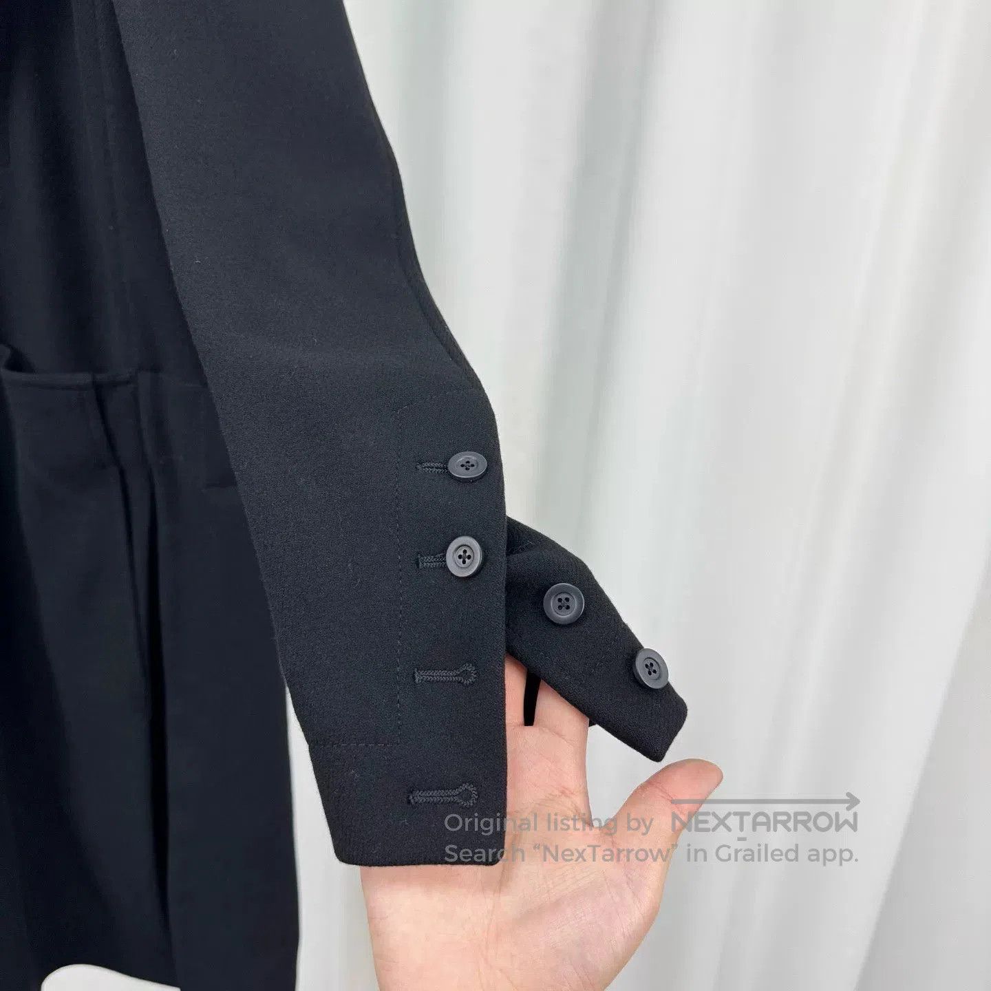 Rick Owens rick owens dark wizard wool coat. Size S / US 4 / IT 40 - 4 Thumbnail
