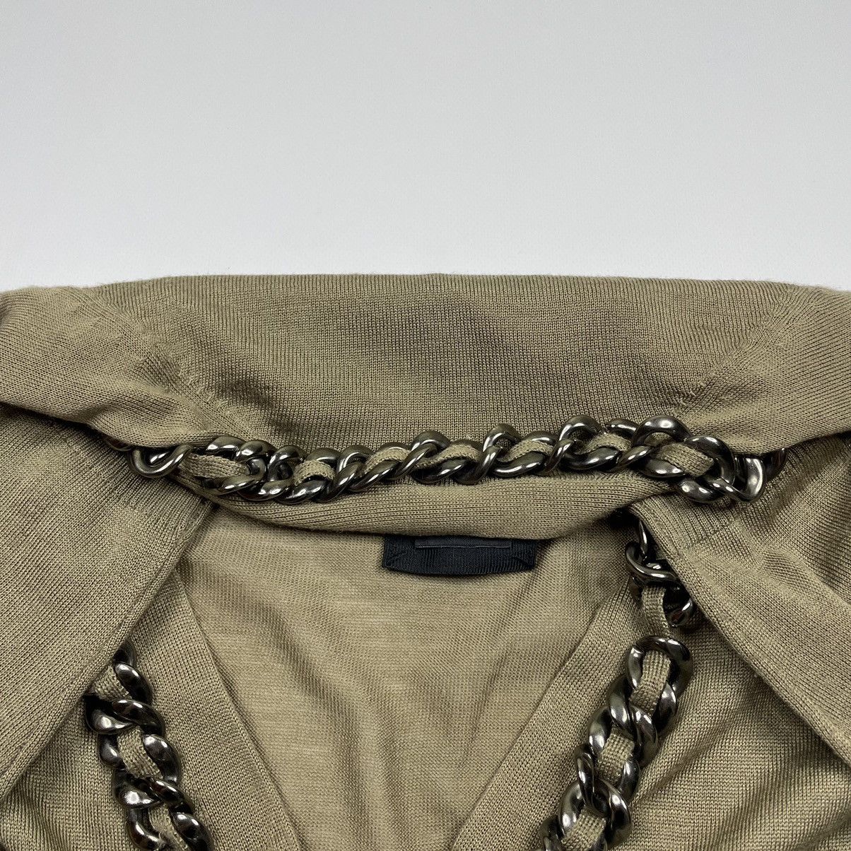 Dolce & Gabbana D&G Wool Round Chain Cardigan Size M / US 6-8 / IT 42-44 - 3 Thumbnail