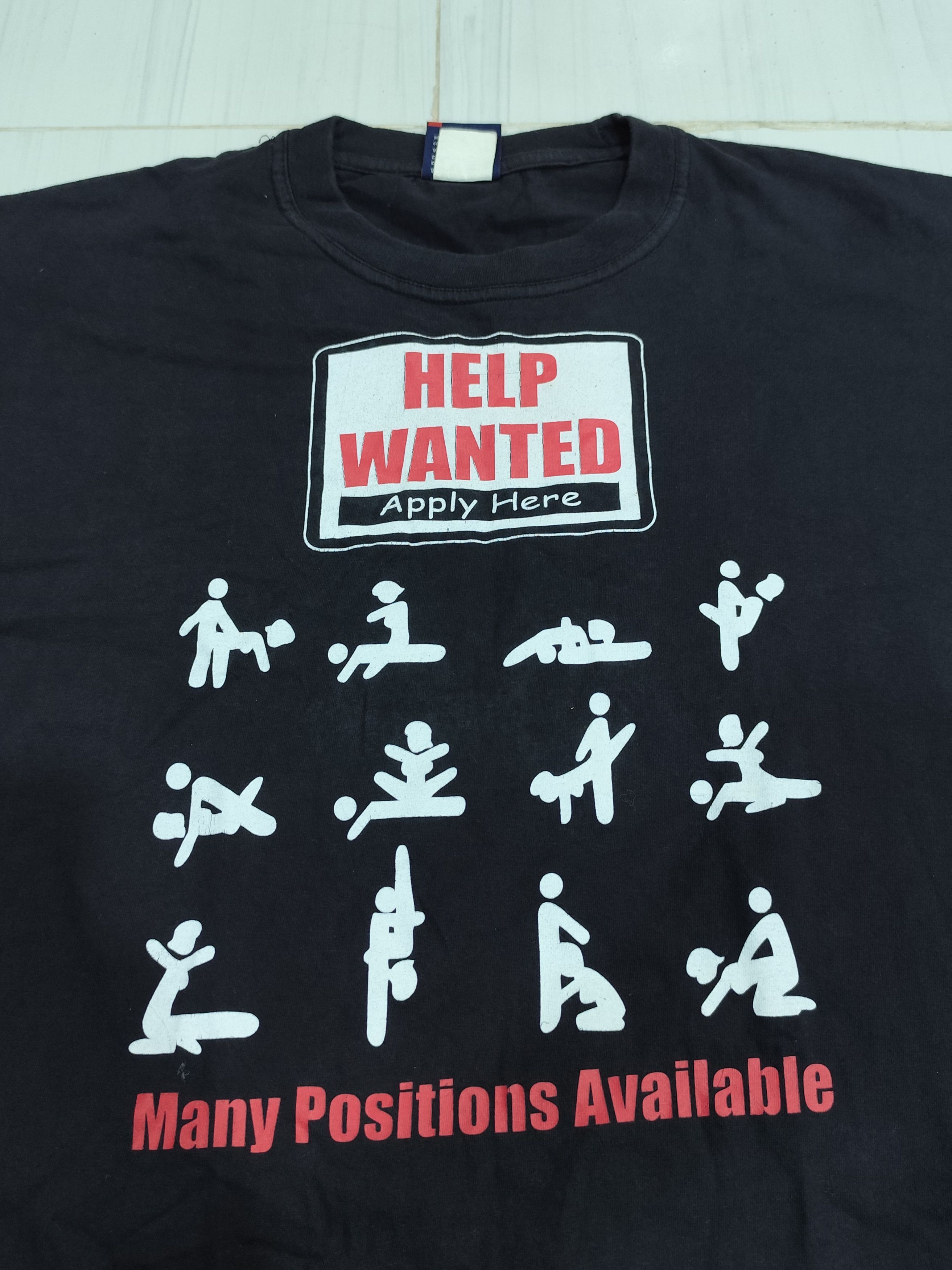 Vintage Vintage statement tee many positions available sex tee Size US L / EU 52-54 / 3 - 2 Thumbnail
