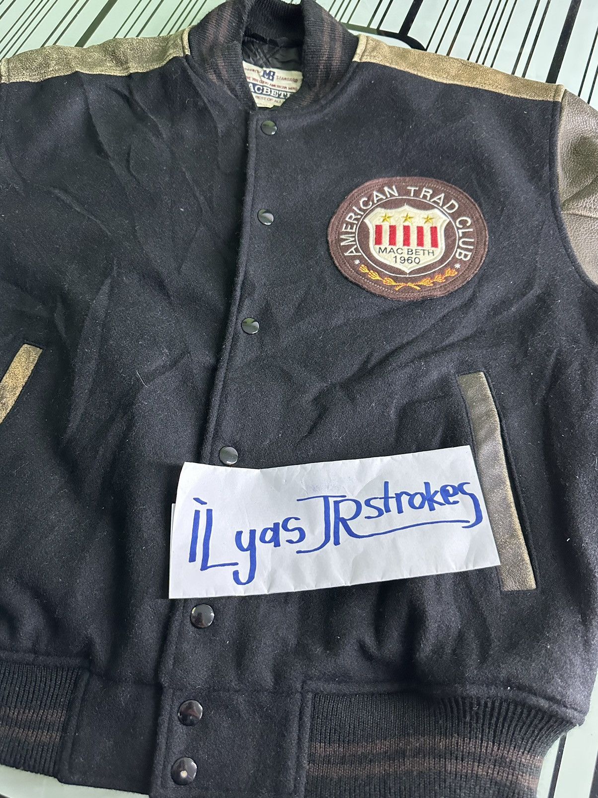 Macbeth Vtg Macbeth American Trad Club Varsity Leather/Wool Jacket Size US L / EU 52-54 / 3 - 19 Thumbnail