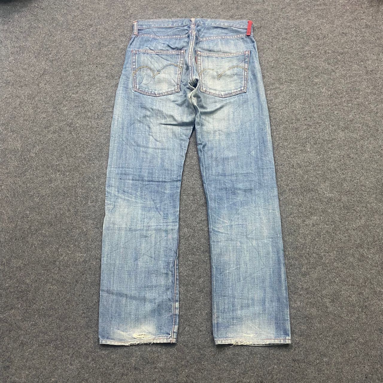 Levi's 💥Best Offer💥Vintage Levis Distressed Denim Size US 32 / EU 48 - 3 Thumbnail