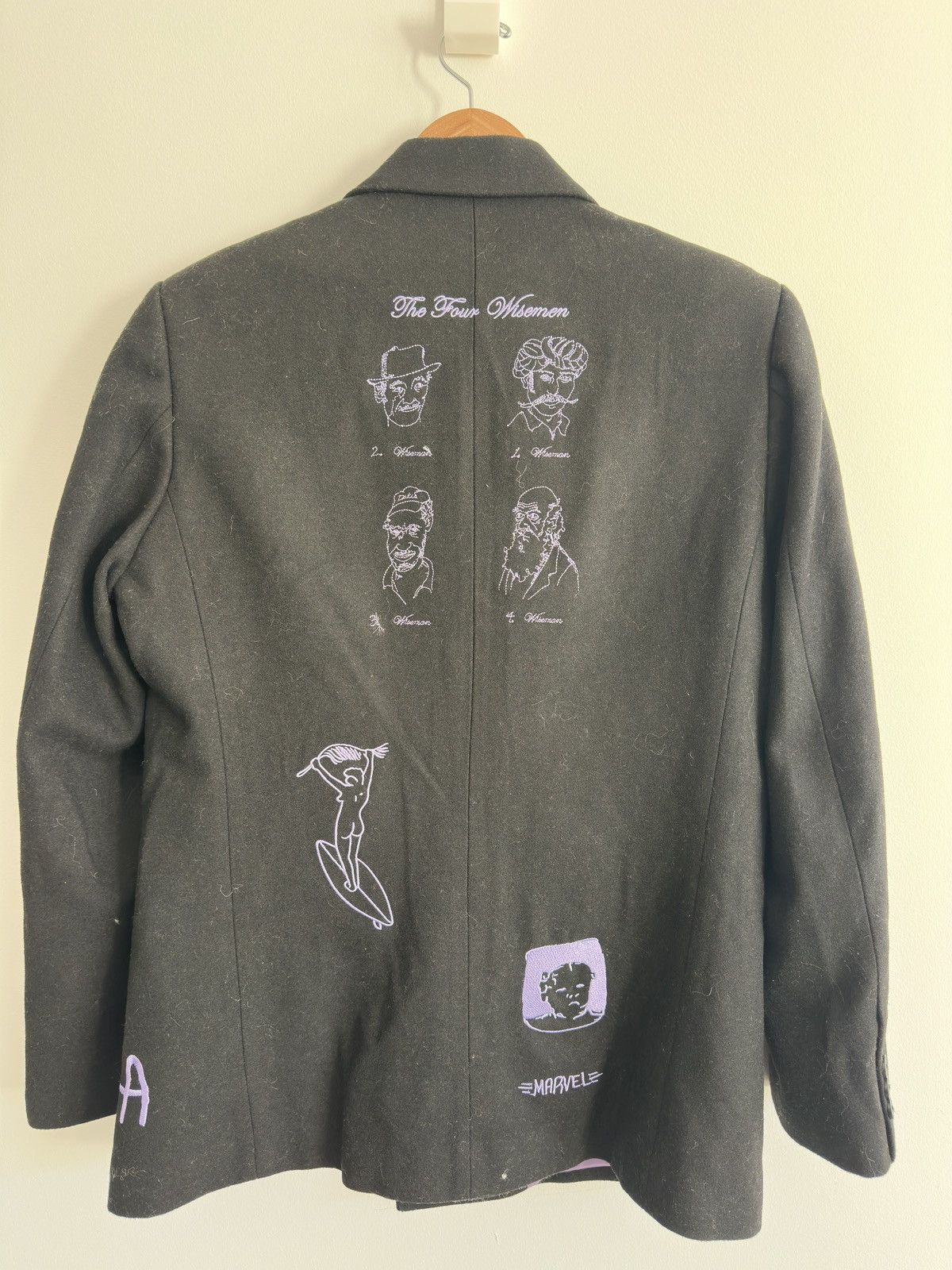 KidSuper KidSuper Studio Double Breasted Jacket With Embroidery Size US M / EU 48-50 / 2 - 2 Thumbnail