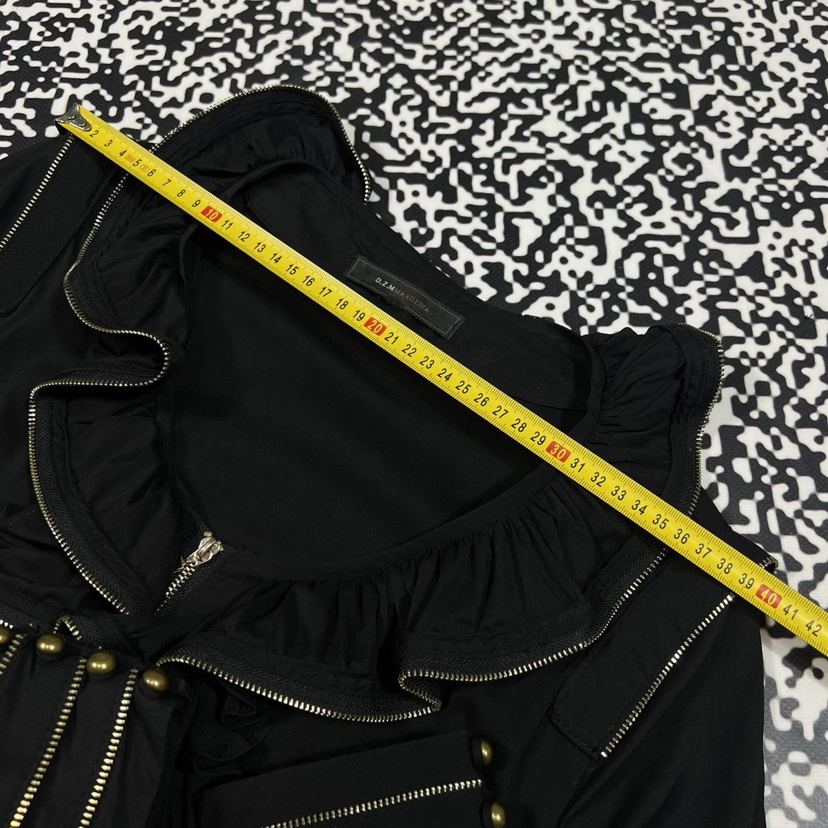 Japanese Brand Vintage Y2K Japanese Zip Asymmetrical Style Blouses Shirt Size M / US 6-8 / IT 42-44 - 18 Thumbnail