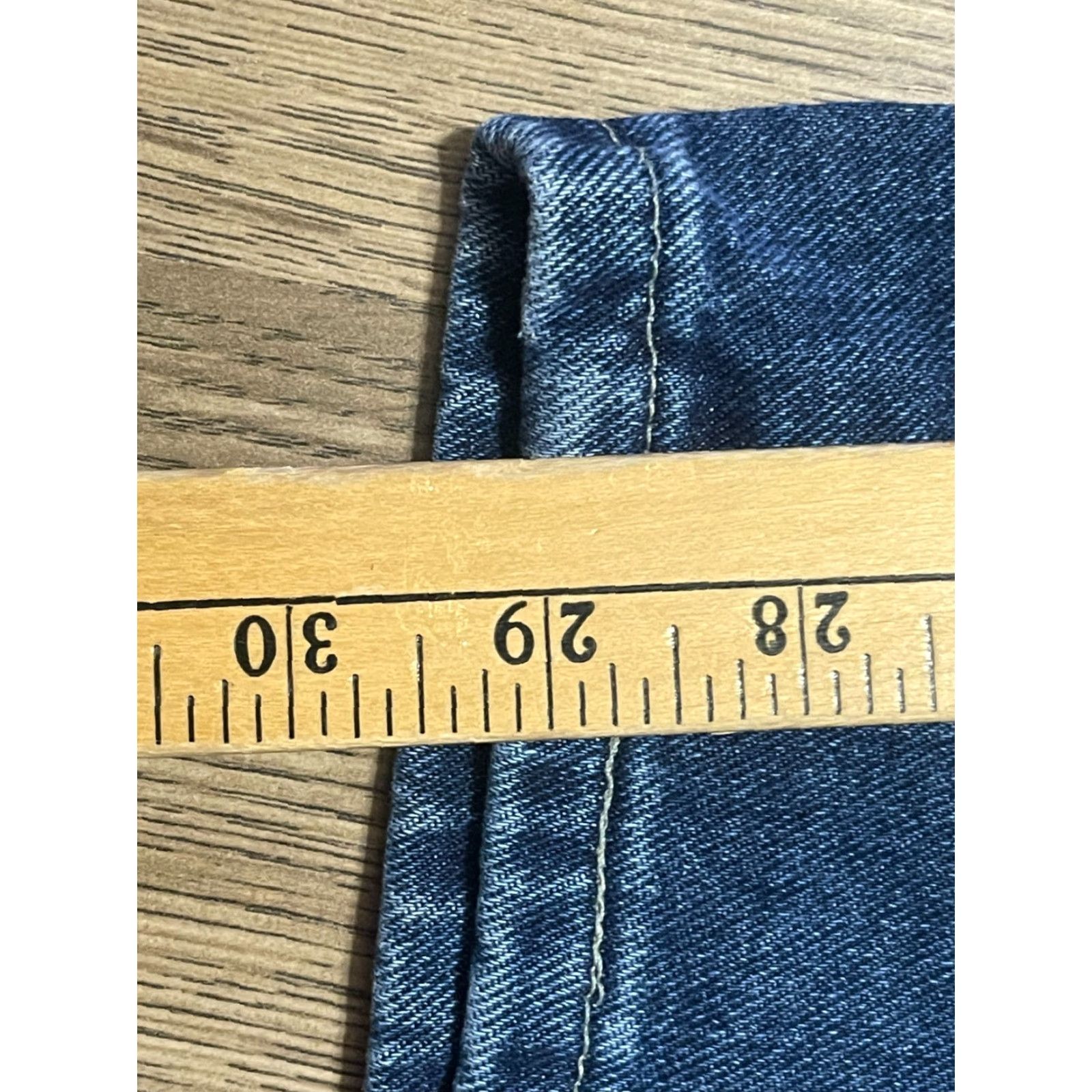 Vintage Riders Jeans Men’s 34x32 Blue Denim Straight Leg Pockets Size US 34 / EU 50 - 5 Thumbnail