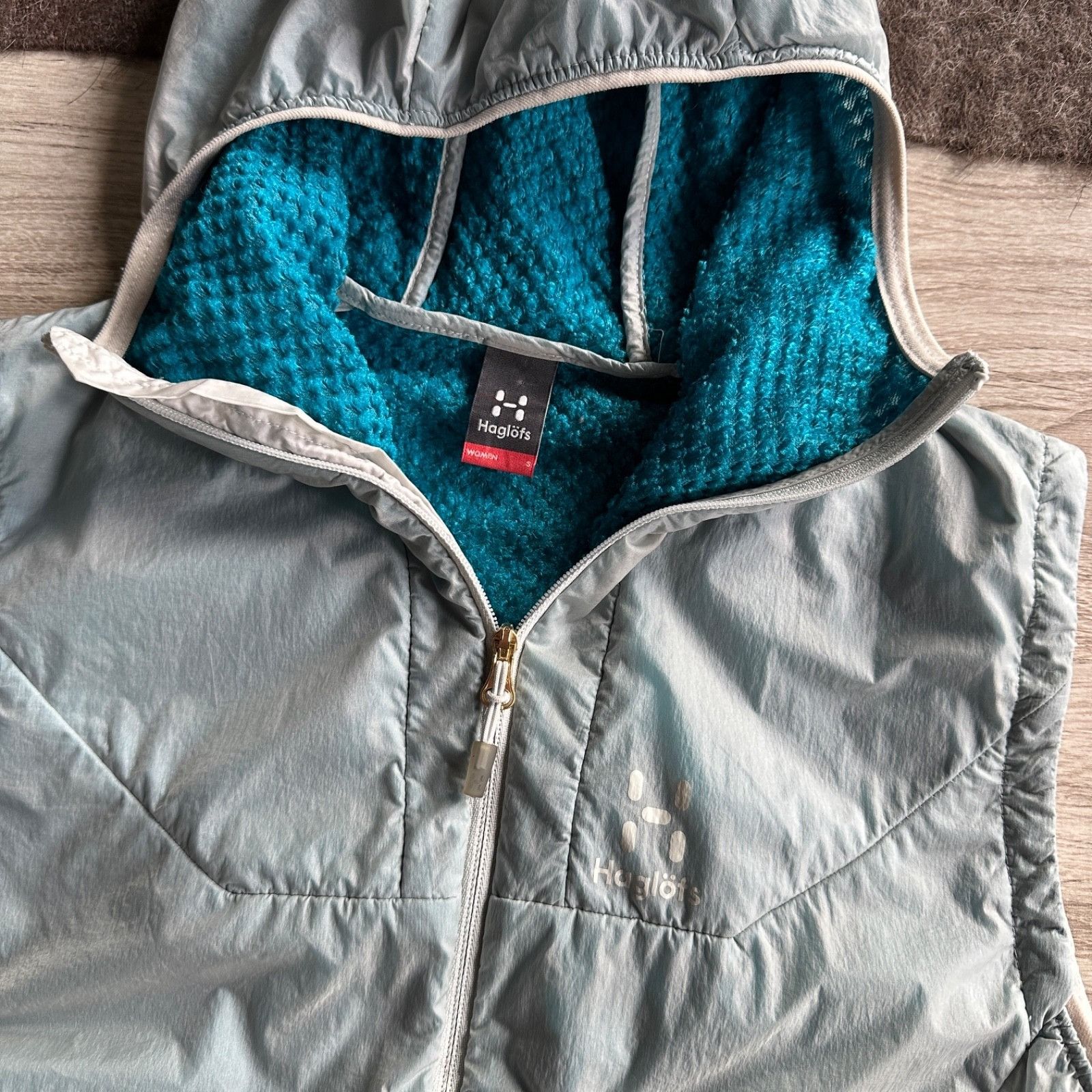 Haglofs Haglöfs Aran Vest Hooded Outdoor Gilet Jacket Size S / US 4 / IT 40 - 3 Thumbnail