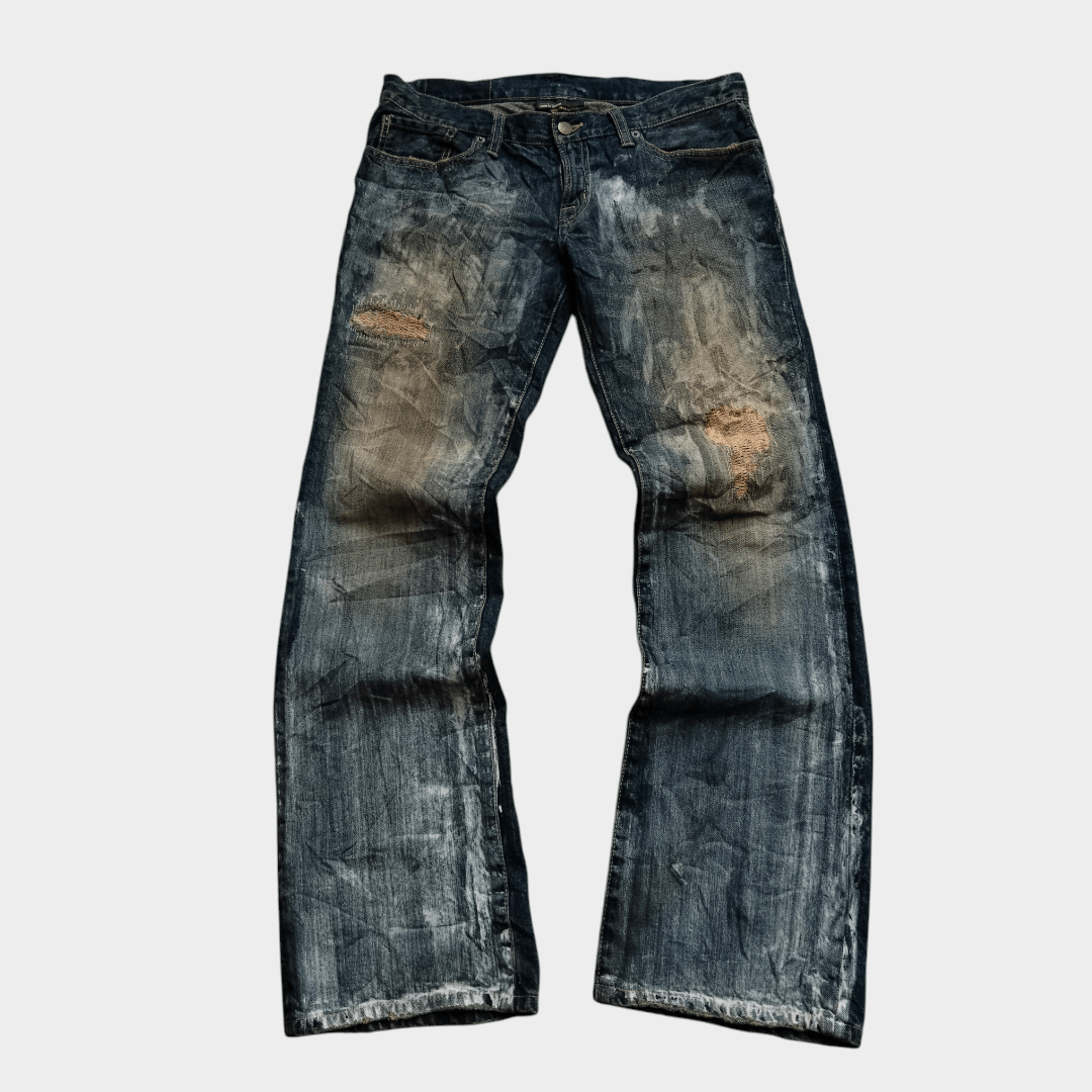 Tornado Mart Comme ca commune paint splash splatter jeans Size US 32 / EU 48 - 1 Thumbnail