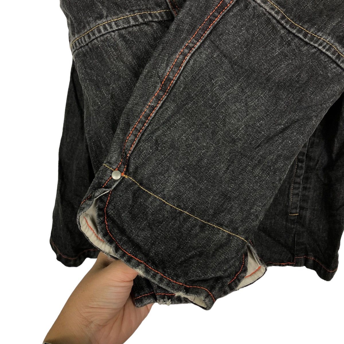 Japanese Brand 🔥90’s Denim Work Jacket Union Made Open Dich Sugar Cane Size US L / EU 52-54 / 3 - 12 Thumbnail