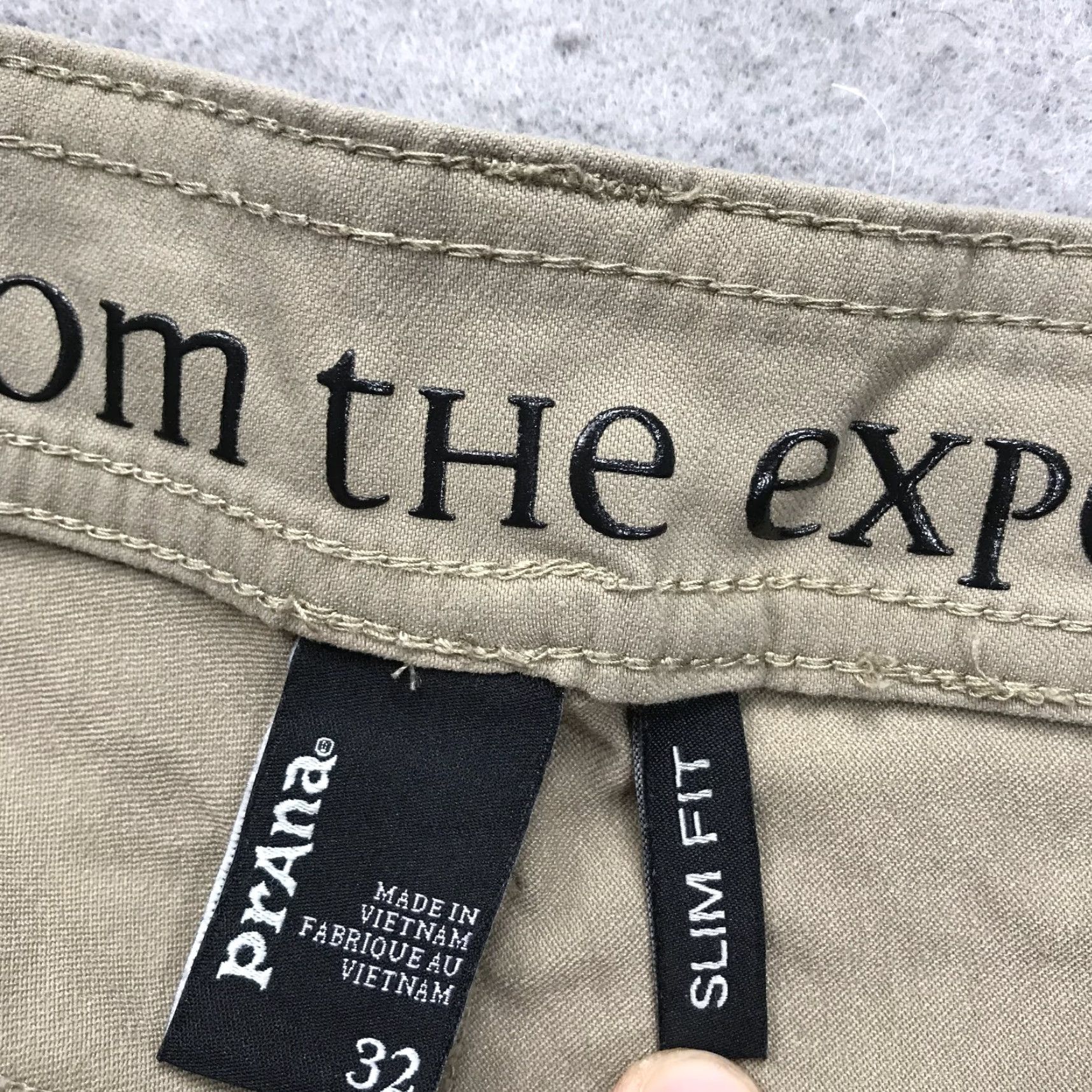 Prana prAna Pants Mens 32x29 Slim Brown Nylon Hiking Logo Chino Straight Utility Regular Size 32 Mens Brown Nylon Spandex Comfort Outdoor Trousers Size US 32 / EU 48 - 4 Thumbnail