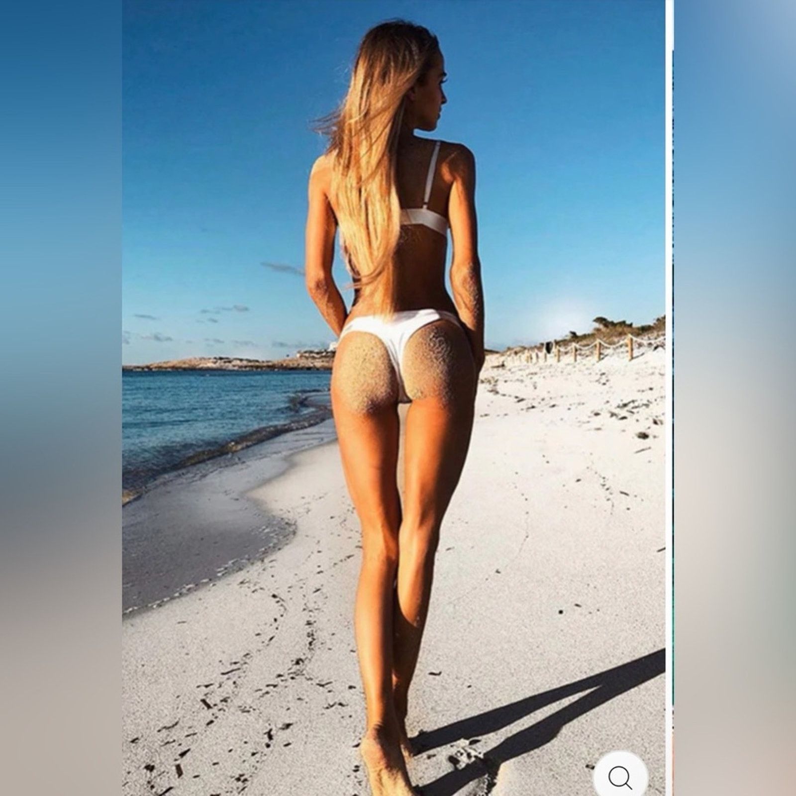 Other New White Floral Bikini Swimwear Swimsuit Two piece Set S Size ONE SIZE - 3 Thumbnail