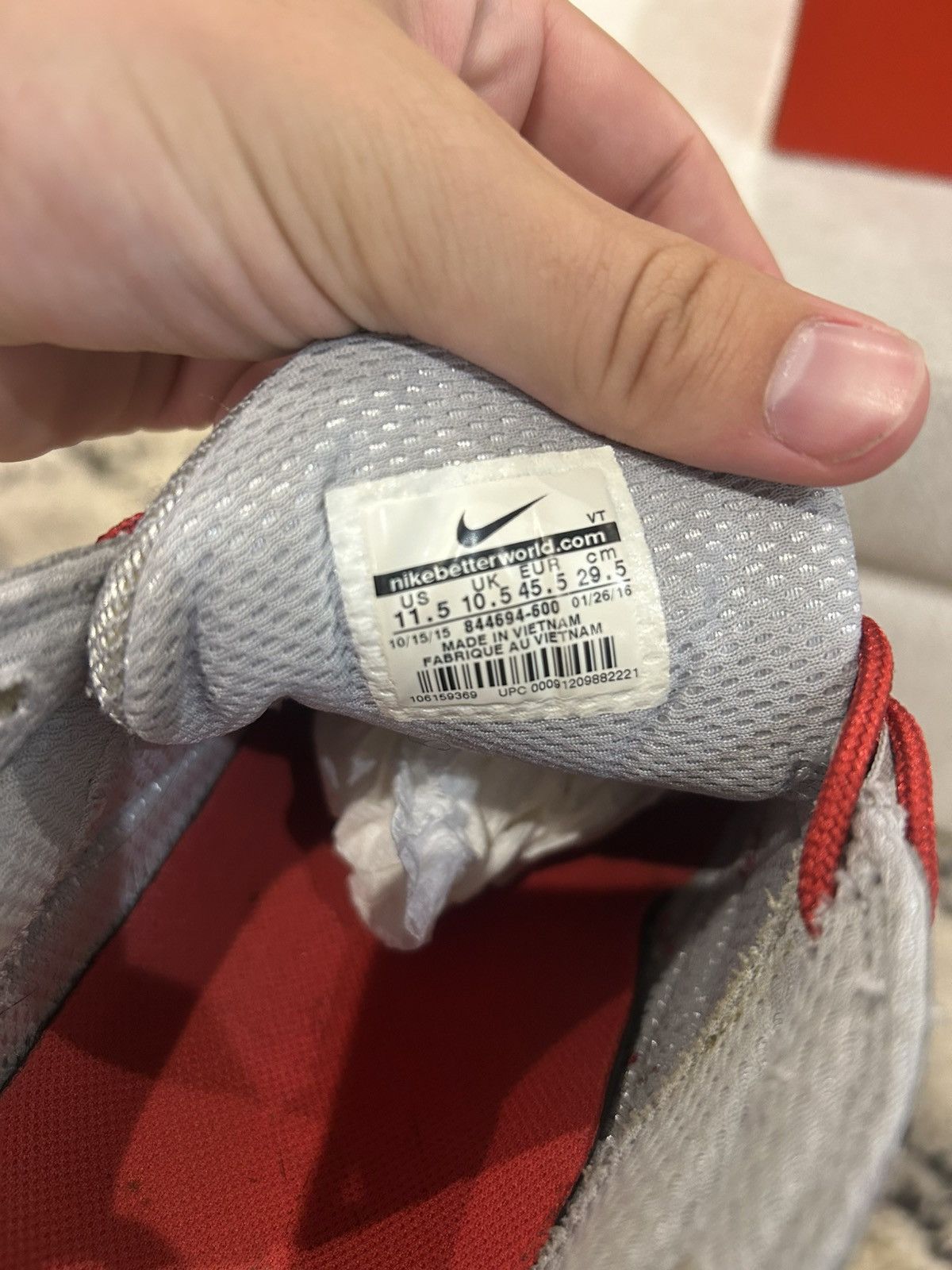 Nike Supreme Air Max 98 Size US 11.5 / EU 44-45 - 7 Thumbnail