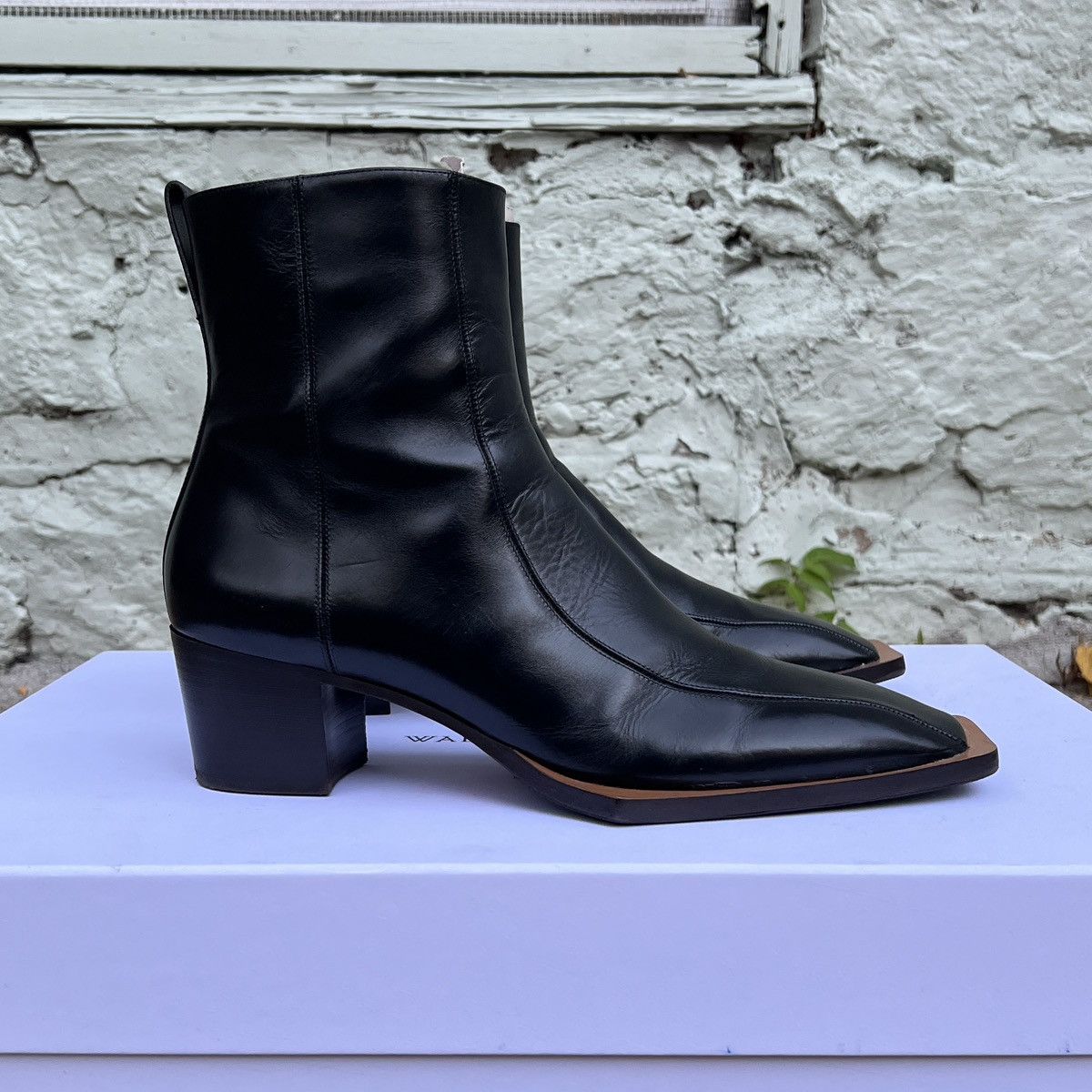 Wales Bonner Wales Bonner Kora Black Leather Boots 42 Men Size US 9 / EU 42 - 2 Thumbnail