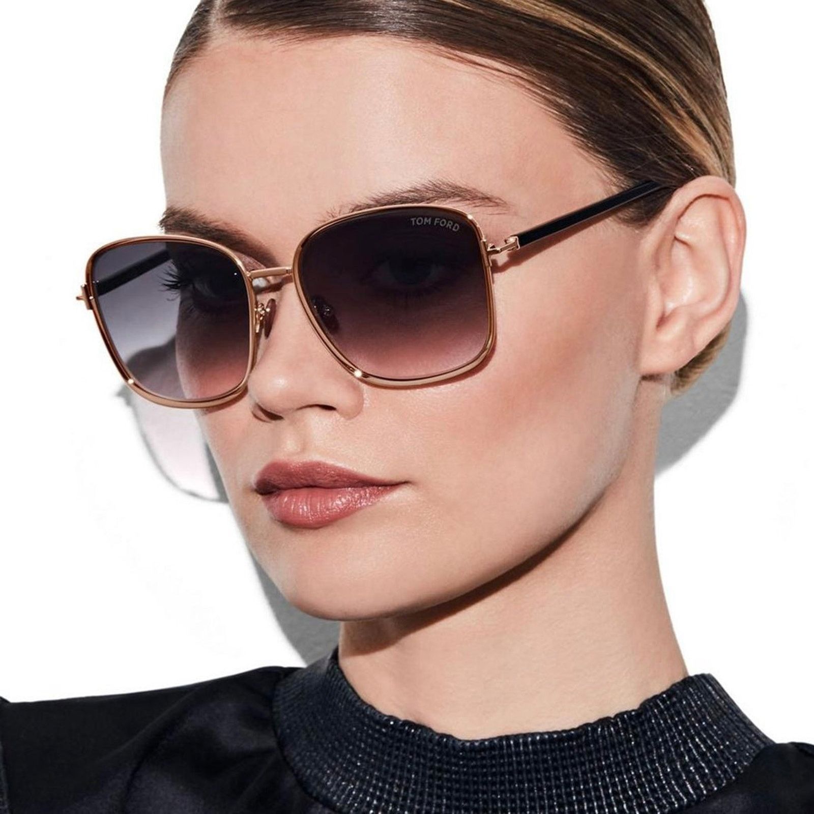 Tom Ford New, TOM FORD Fern Sunglasses TF1029 28B Authentic Size ONE SIZE - 2 Thumbnail