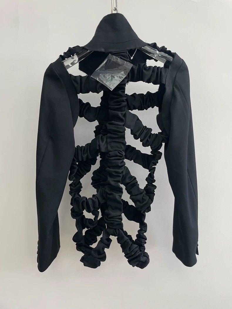 Comme des Garcons Comme Des Garcons Black pleated, crisscrossed, stretchy de Size XS / US 0-2 / IT 36-38 - 6 Thumbnail