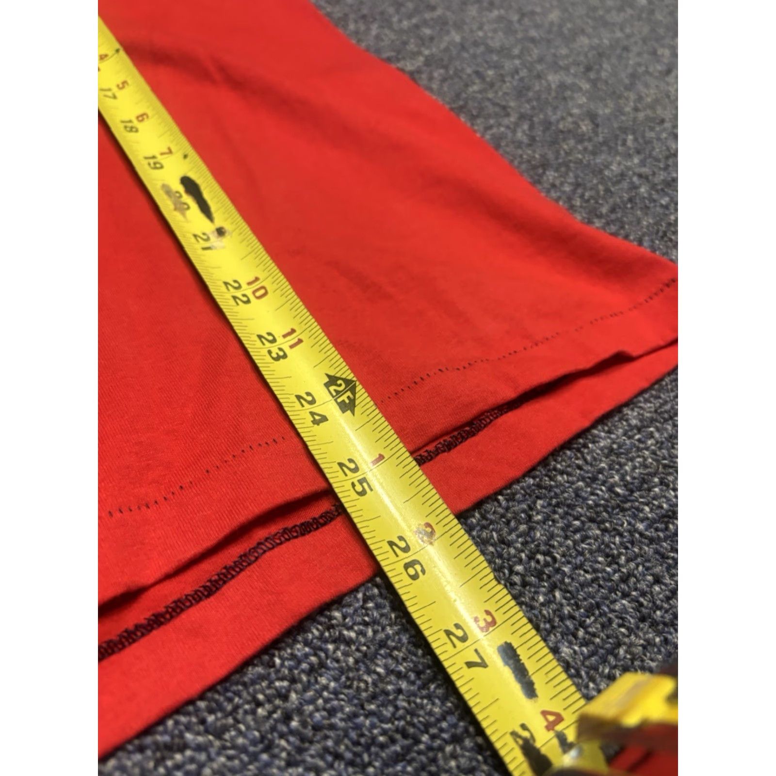 Vintage VINTAGE Unbranded T-Shirt Men M Mock Neck Long Sleeve Single Stitch Made USA 90s Red Cotton Fleece Thermal All Seasons Outdoor Size US M / EU 48-50 / 2 - 4 Thumbnail