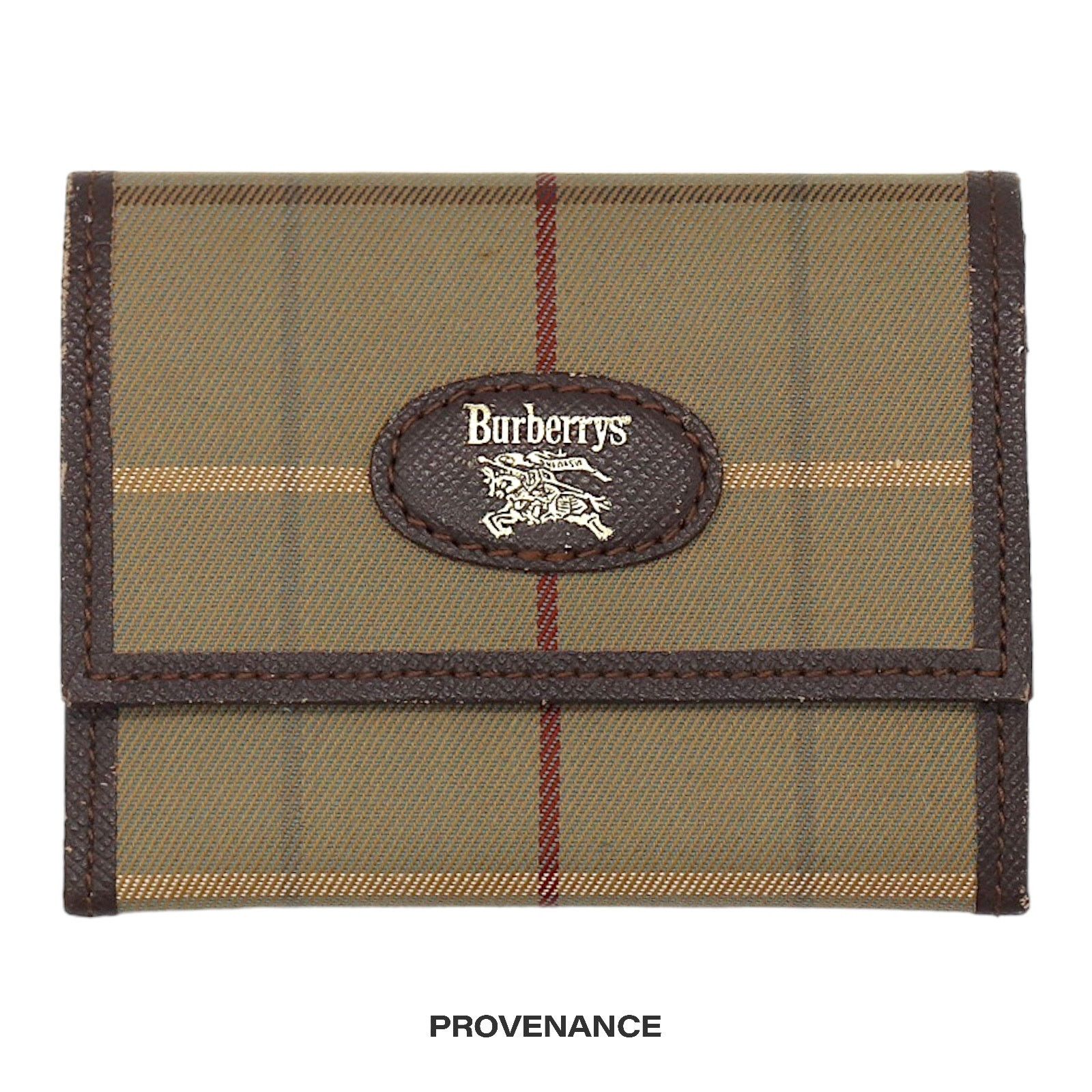 Burberry 🔴 Burberry Horizontal Gusset Snap Coin Wallet - Nova Check Size ONE SIZE - 1 Thumbnail