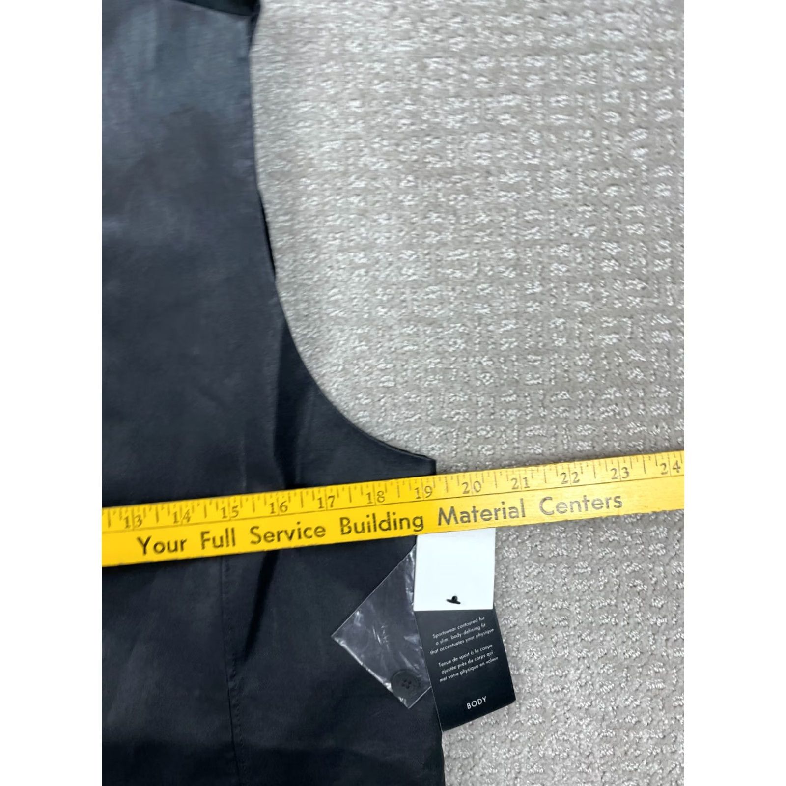 Calvin Klein Calvin Klein Body Vest Mens Medium Black Tuxedo Formal Business Tailored Fit Size US M / EU 48-50 / 2 - 6 Thumbnail