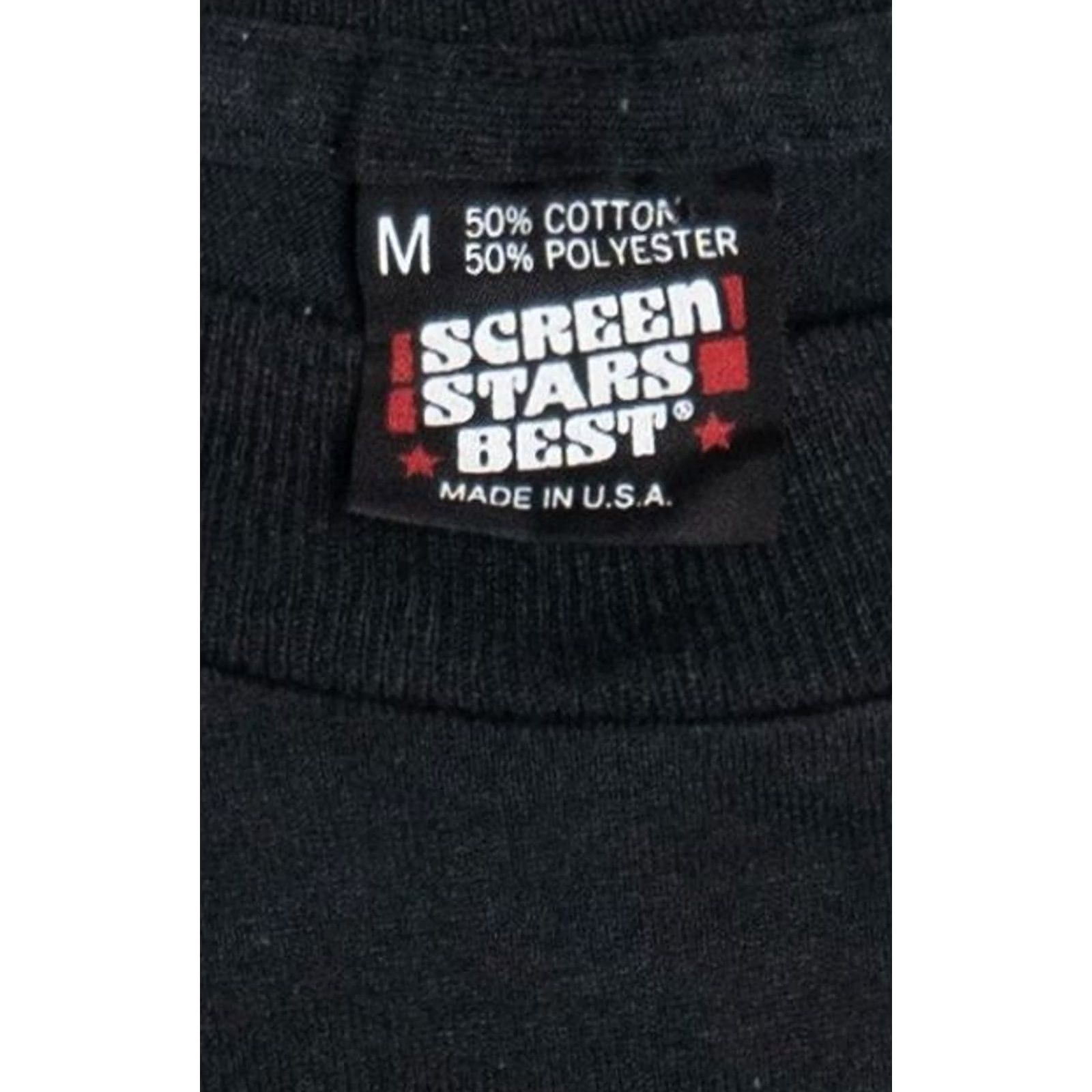 Vintage VINTAGE Screen Stars T-Shirt M Black "The Lady Lex" "Corpus Christi, Texas" Rainbow Graphic 1980s Size US M / EU 48-50 / 2 - 4 Thumbnail