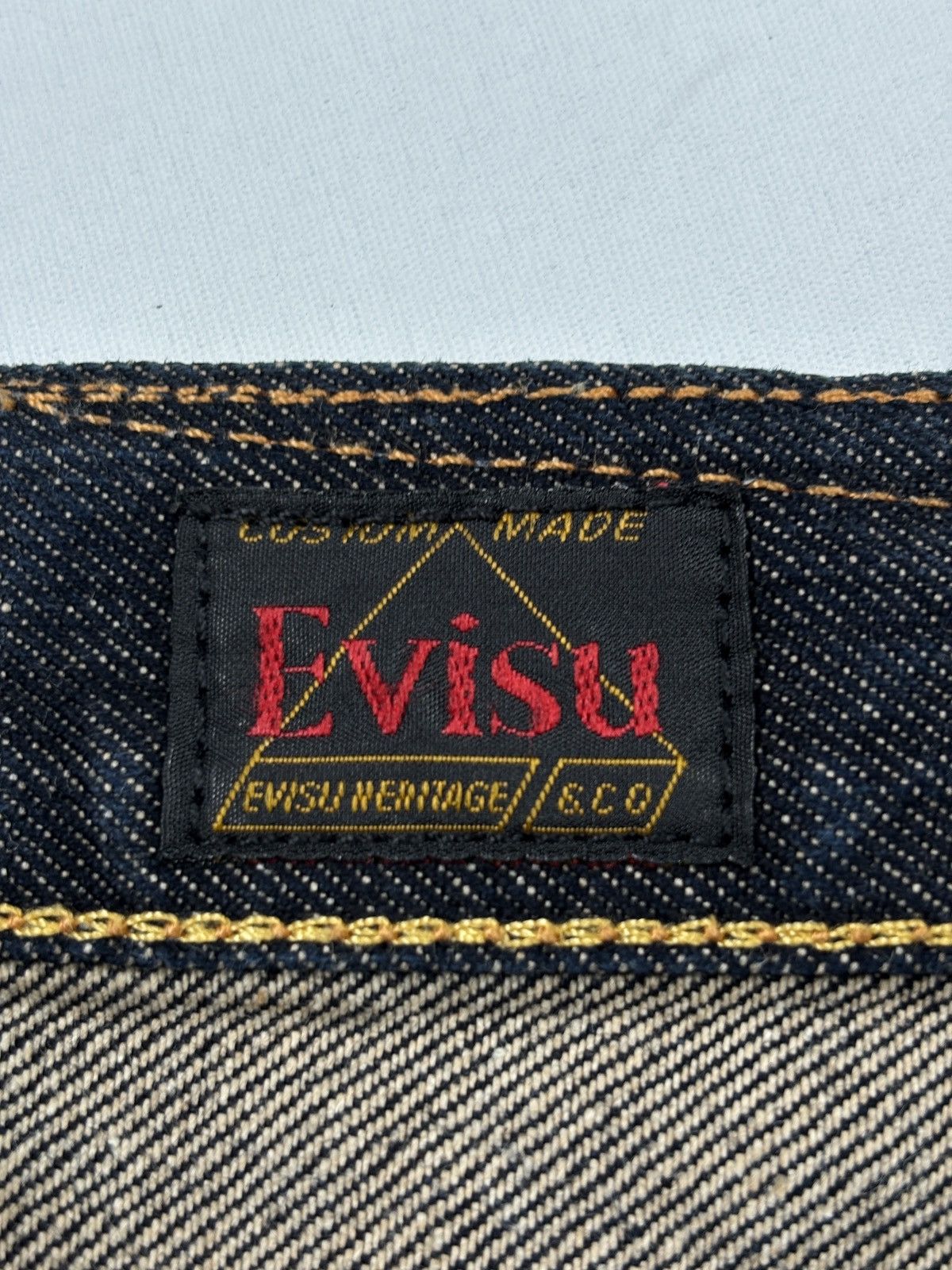 Evisu Lot. 2008 Embroidered Patterns Daicock Selvedge Jeans Size US 34 / EU 50 - 11 Thumbnail