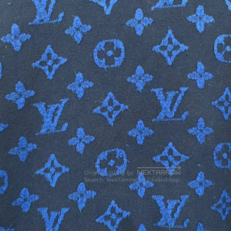 Louis Vuitton Louis Vuitton Blue Colorblock Long Sleeve Sweatshirt . Size US XXL / EU 58 / 5 - 5 Thumbnail