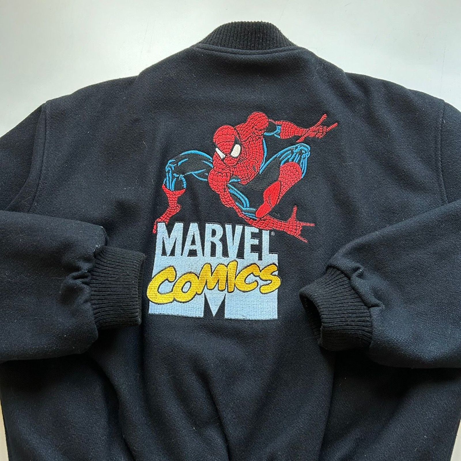 Marvel Comics × Vintage Vintage 90s Spider-Man Embroidered Marvel Comics Jacket Rare Size US M / EU 48-50 / 2 - 2 Thumbnail