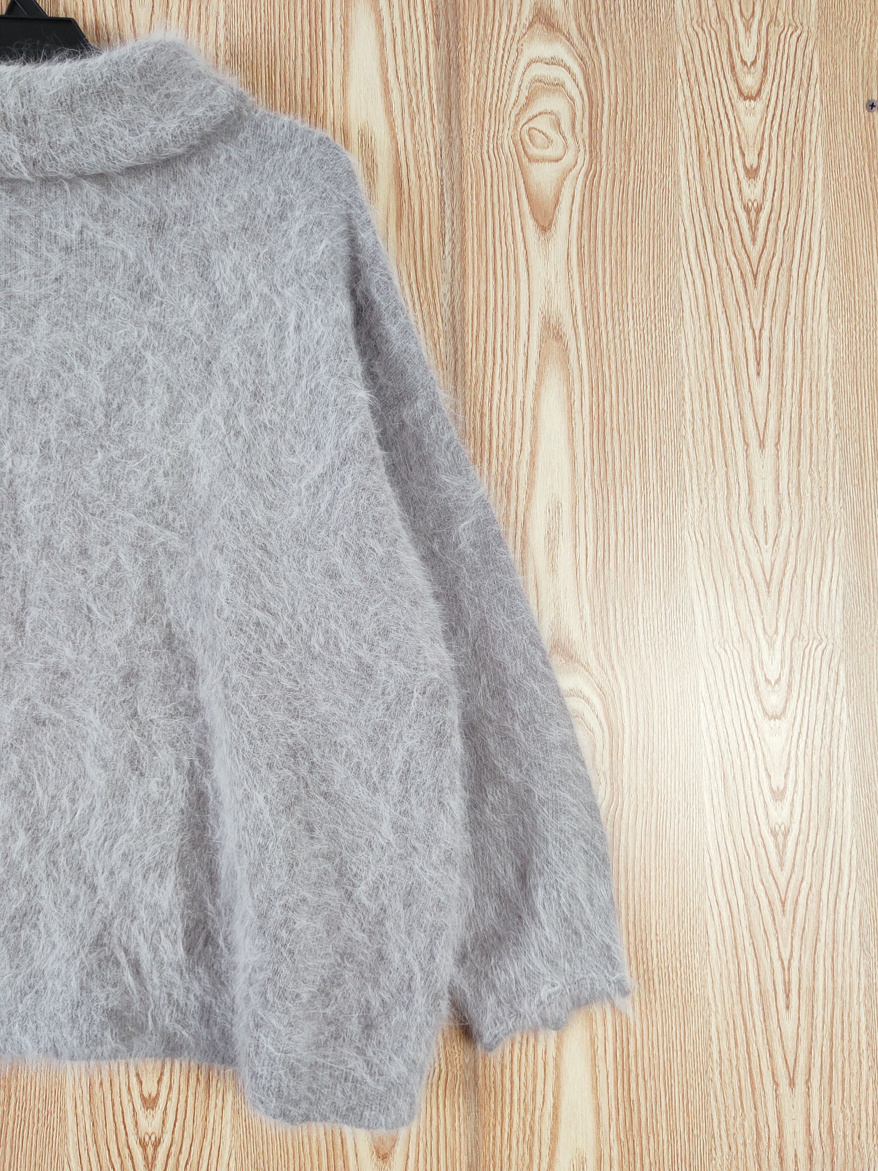 Japanese Brand Japan Gray Shag Shaggy Fur Mohair Knitwear #W770 Size US L / EU 52-54 / 3 - 5 Thumbnail