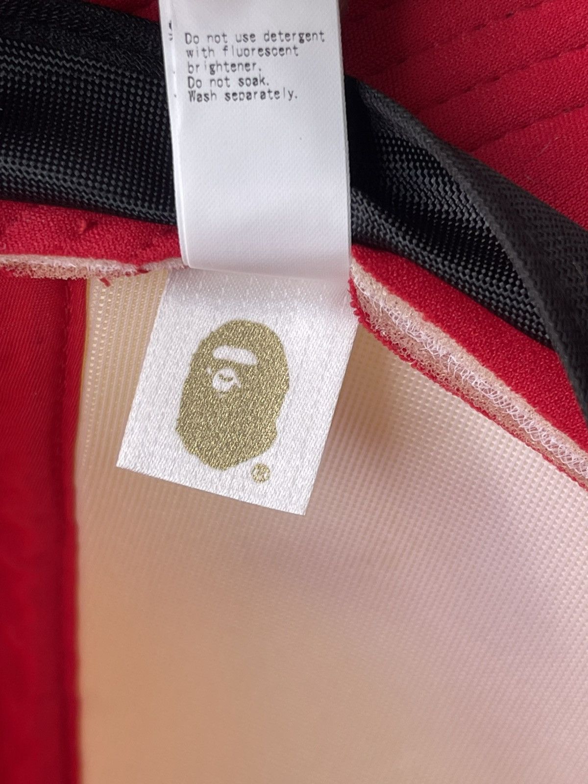 Bape Bape Bapesta Trucket Hat Red Size ONE SIZE - 6 Thumbnail