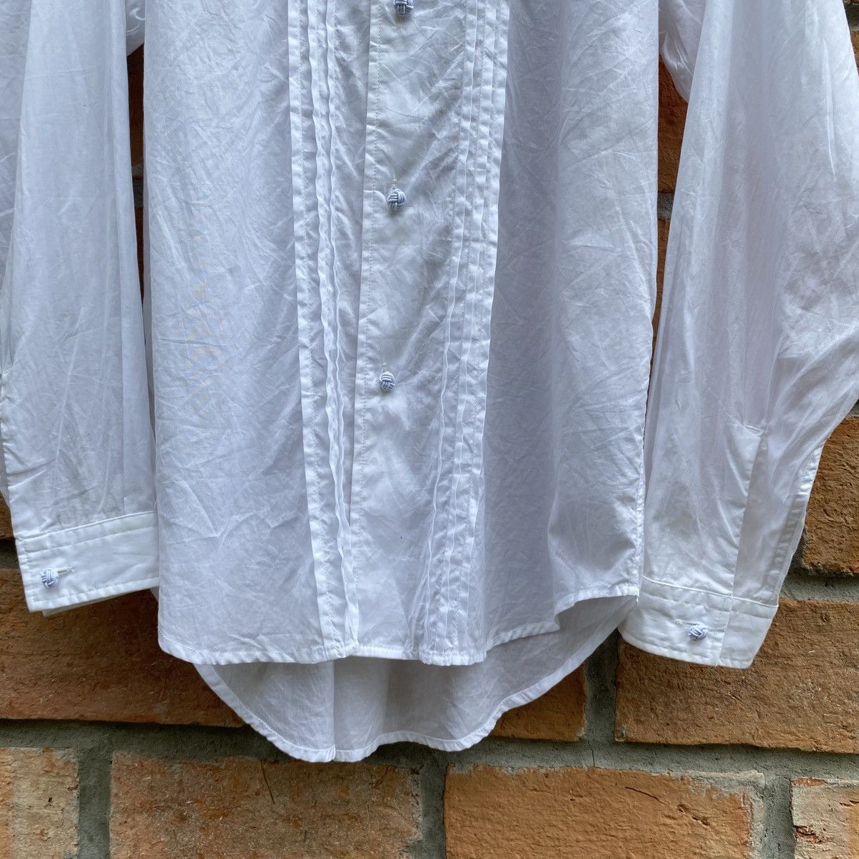 Zucca Zucca White Fitted Button-Up Shirt Size XS / US 0-2 / IT 36-38 - 11 Thumbnail