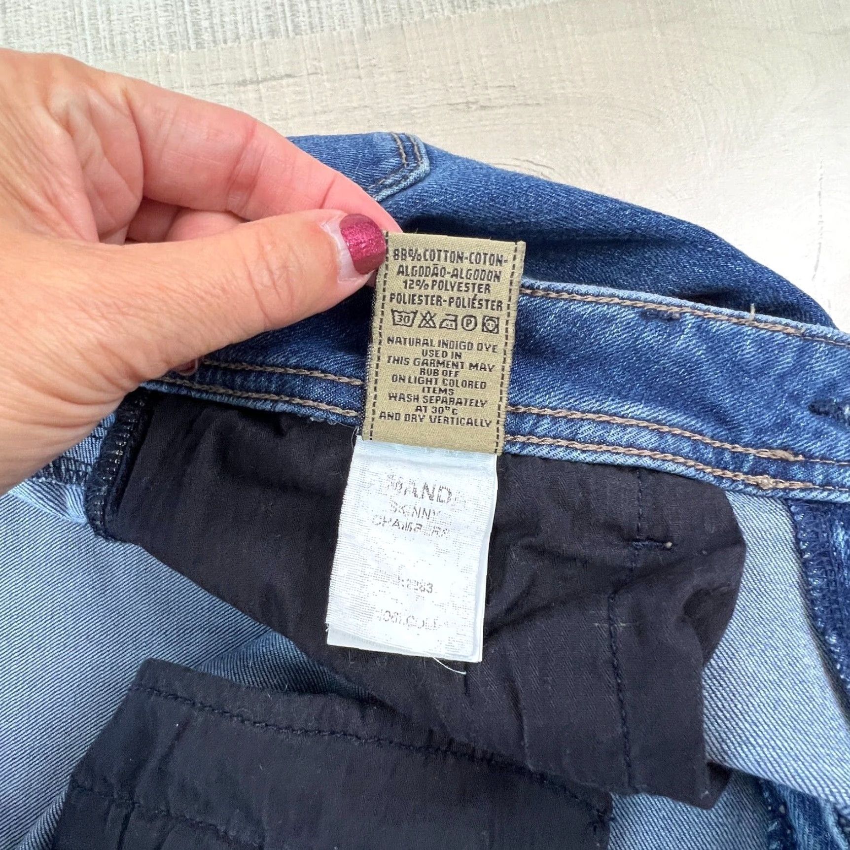 DL1961 DL 1961 Womens 27 Low Rise Skinny Blue Stretch Denim Jeans Cotton Blend Size 27" / US 4 / IT 40 - 5 Thumbnail