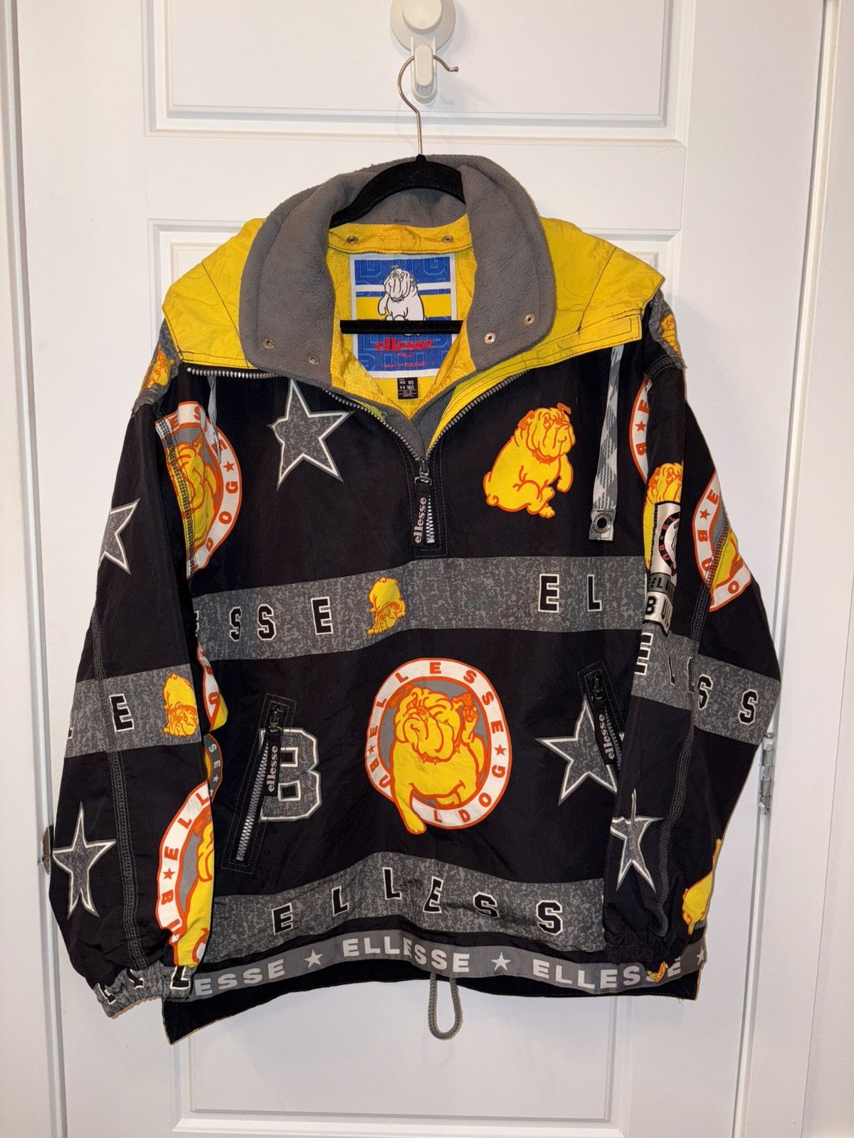 Ellesse Vintage Ellesse “Bulldog” Anorak Pullover Jacket Size US L / EU 52-54 / 3 - 1 Thumbnail