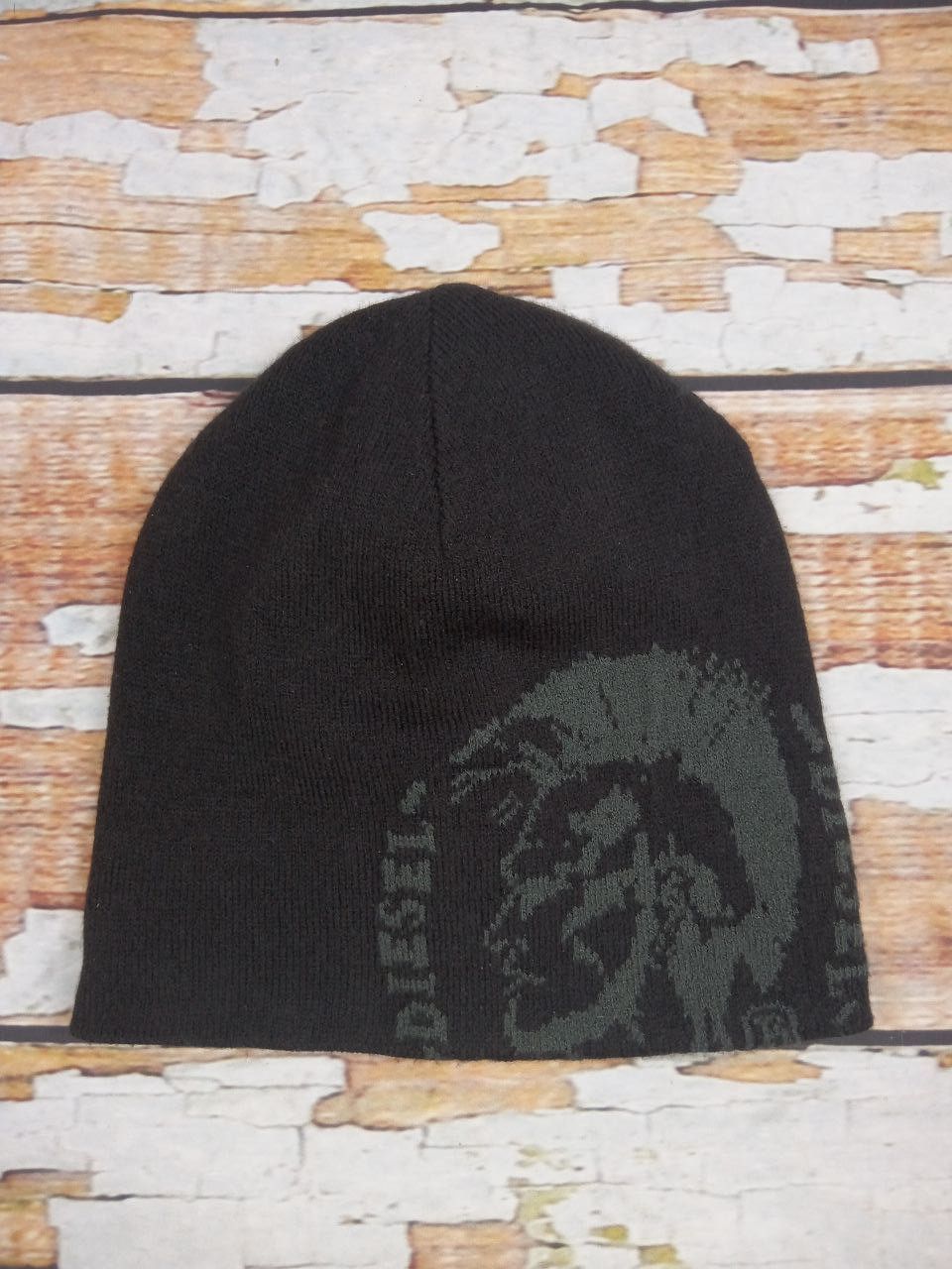 Diesel Diesel Winter Hat Big Logo Streetwear Y2K Size ONE SIZE - 1 Thumbnail