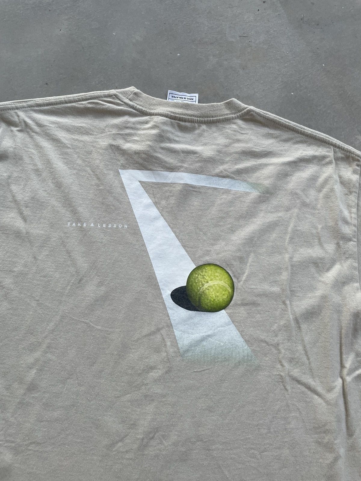 Nike × Vintage VINTAGE NIKE COURT TAKE A LESSON TEE Size US M / EU 48-50 / 2 - 2 Thumbnail