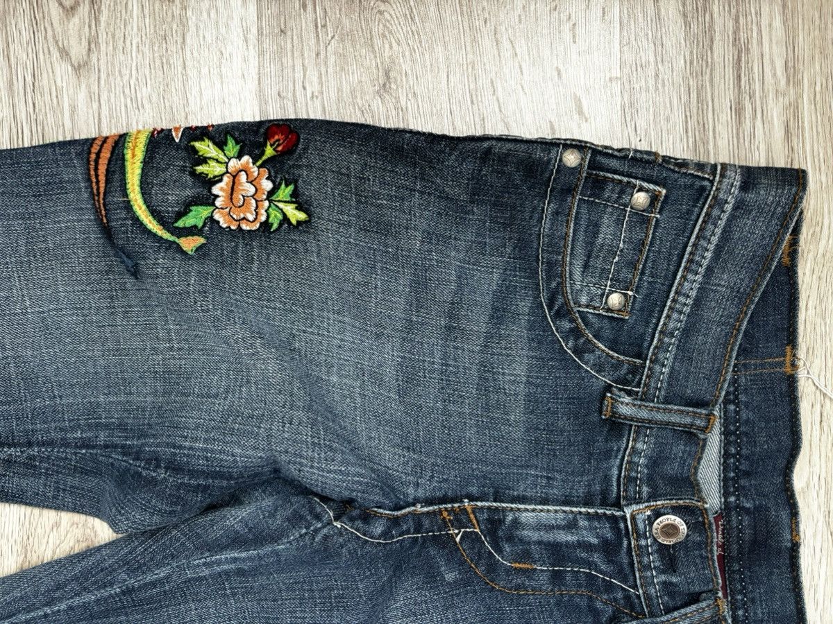 Other People of the World Vintage Y2K Flare Jeans Made in USA Size 25" / US 0 / IT 36 - 23 Thumbnail