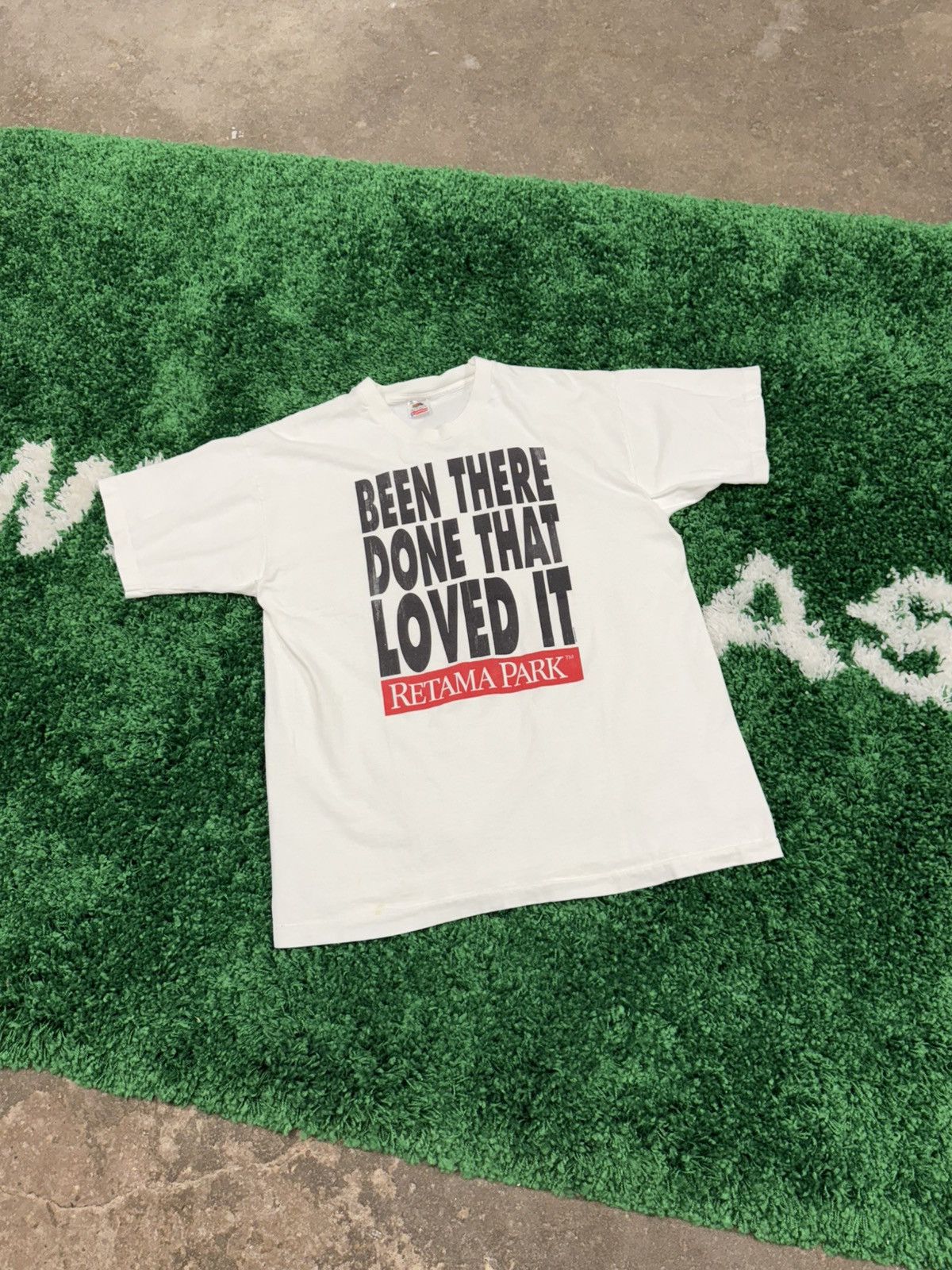 Fruit Of The Loom × Vintage BEEN THERE DONE THAT LOVED IT Retama Park Vintage Tee XL Size US XL / EU 56 / 4 - 1 Thumbnail
