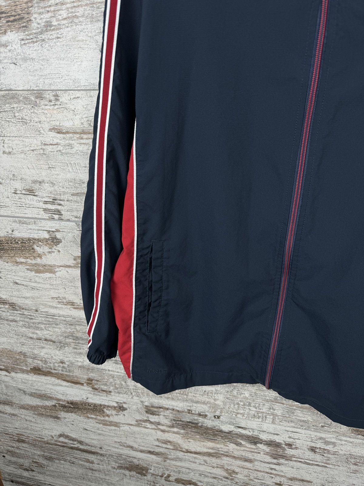 Nike Mens Vintage Nike track jacket navy swoosh drill Olympic Size US L / EU 52-54 / 3 - 4 Thumbnail
