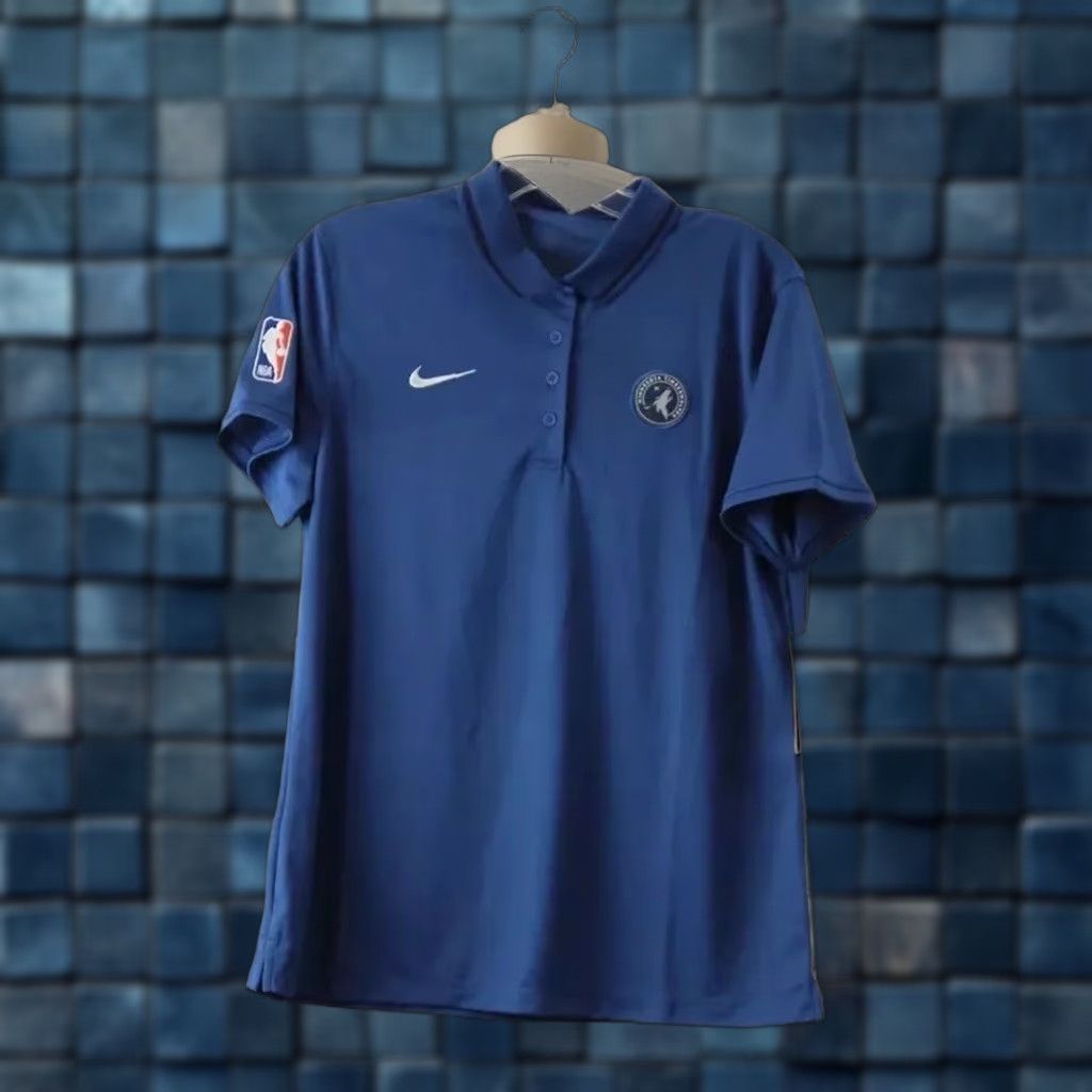 Nike Nike Minnesota Timberwolves Basketball Athletic Polo Shirt Womens Size L New NWT Size L / US 10 / IT 46 - 1 Thumbnail