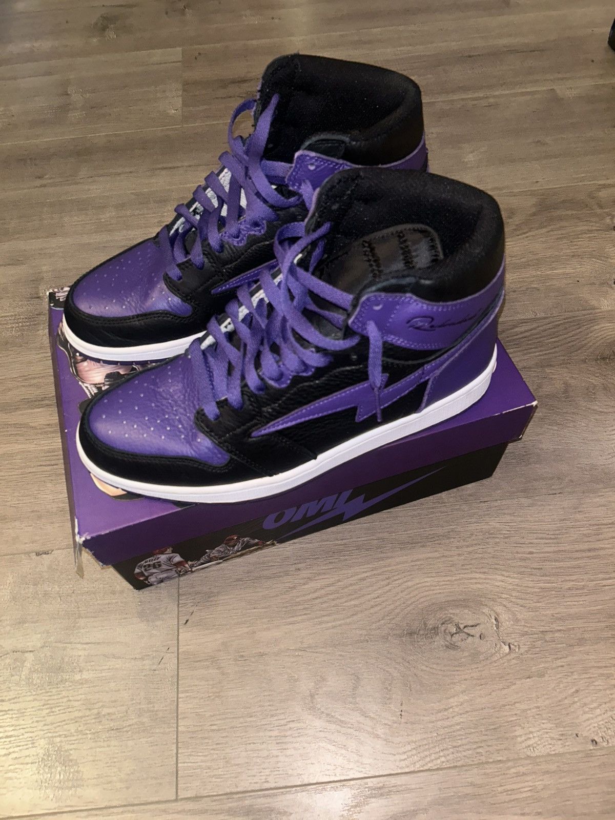 Other Black and purple OMI Size US 10 / EU 43 - 3 Thumbnail