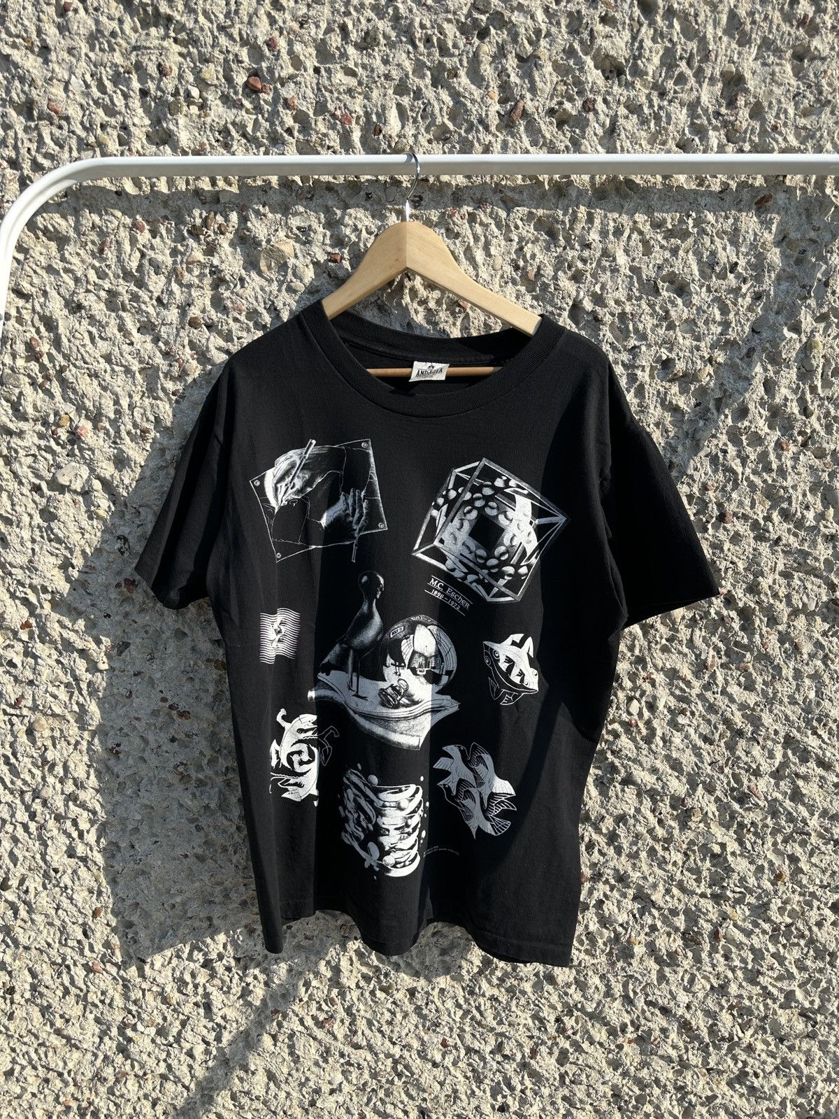 Vintage Vintage MC Escher 90s andazia all over full print Size US XL / EU 56 / 4 - 1 Thumbnail
