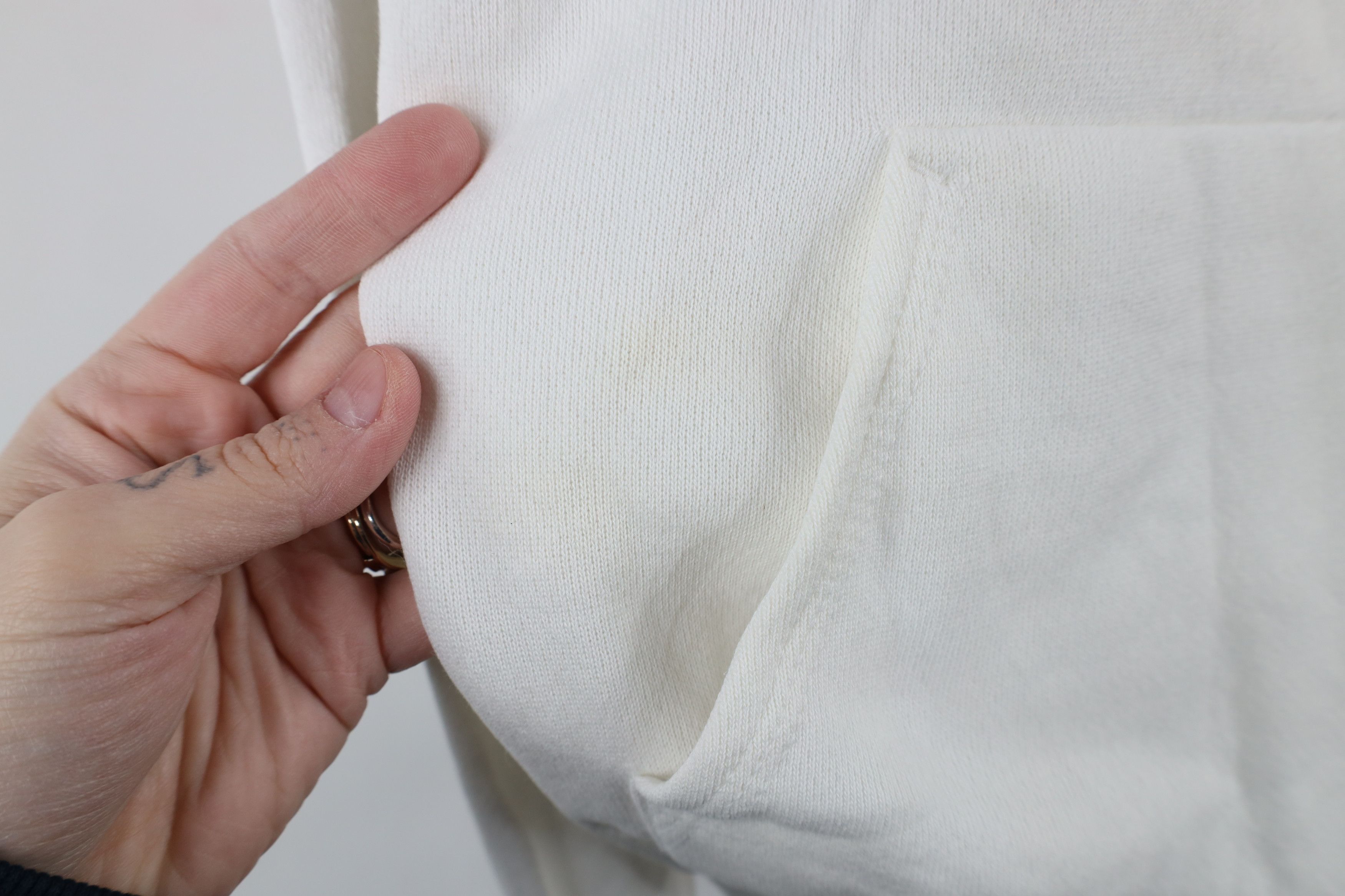 Hanes × Vintage Vintage 80s 90s Hanes Streetwear Hoodie Sweatshirt White USA Size US M / EU 48-50 / 2 - 4 Thumbnail